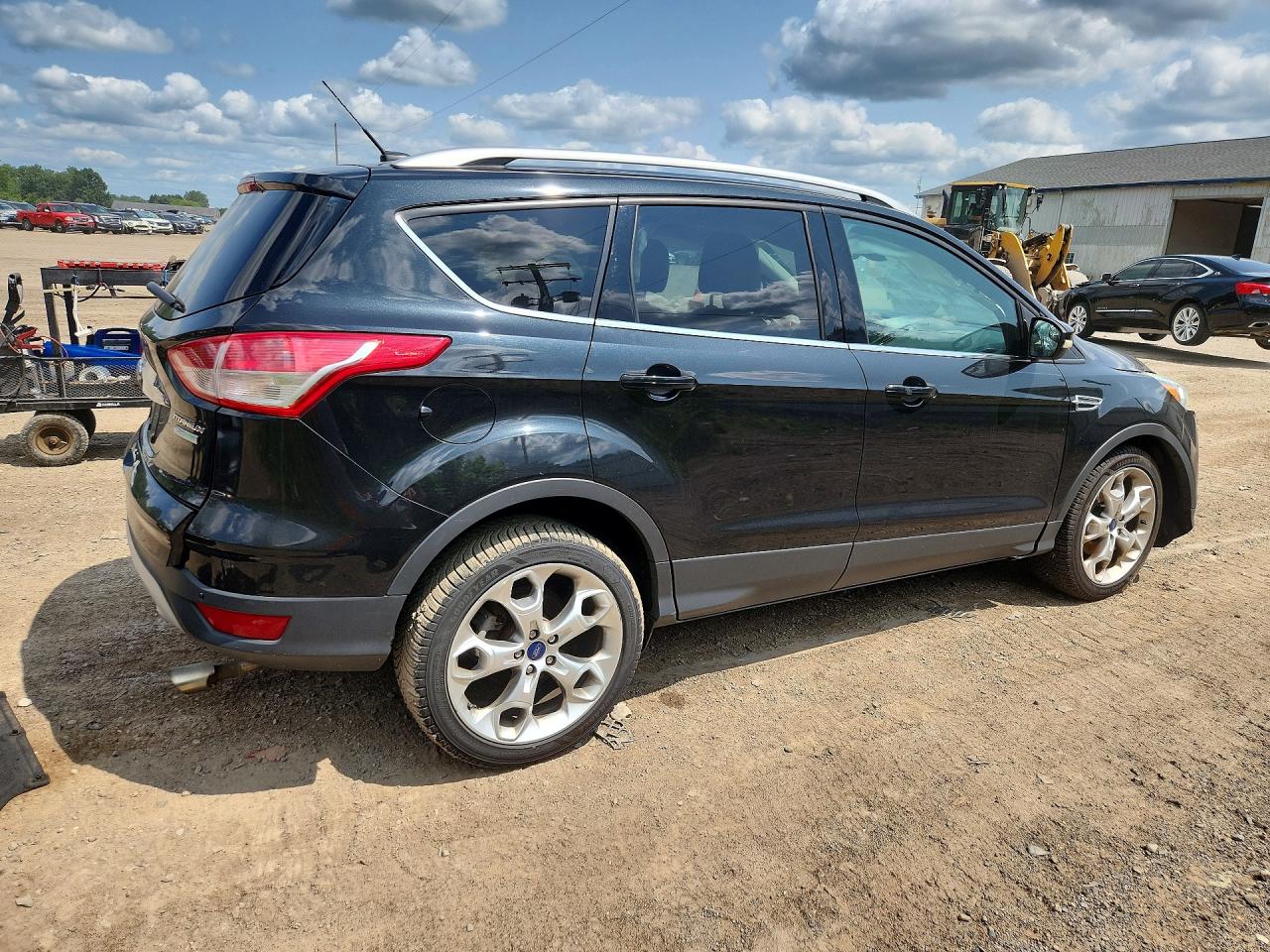 2014 Ford Escape Titanium Black vin: 1FMCU0JX1EUE10993