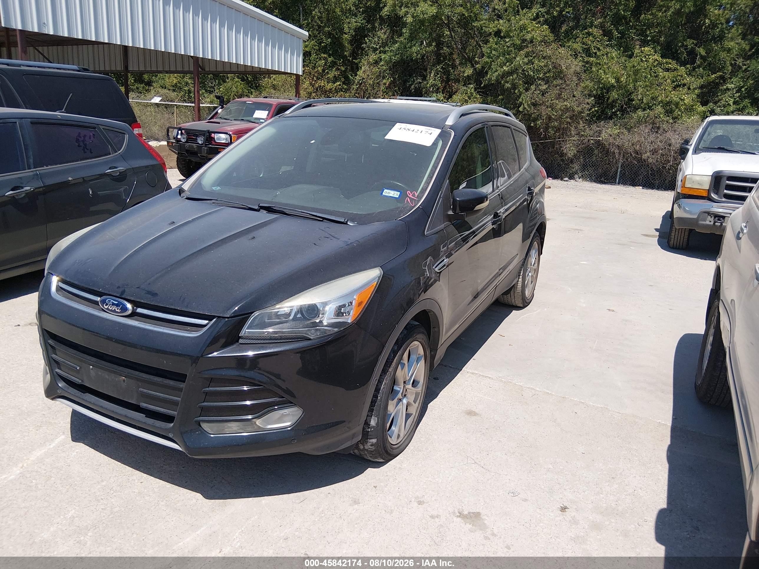 2014 Ford Escape Titanium Black vin: 1FMCU0JX2EUA13339