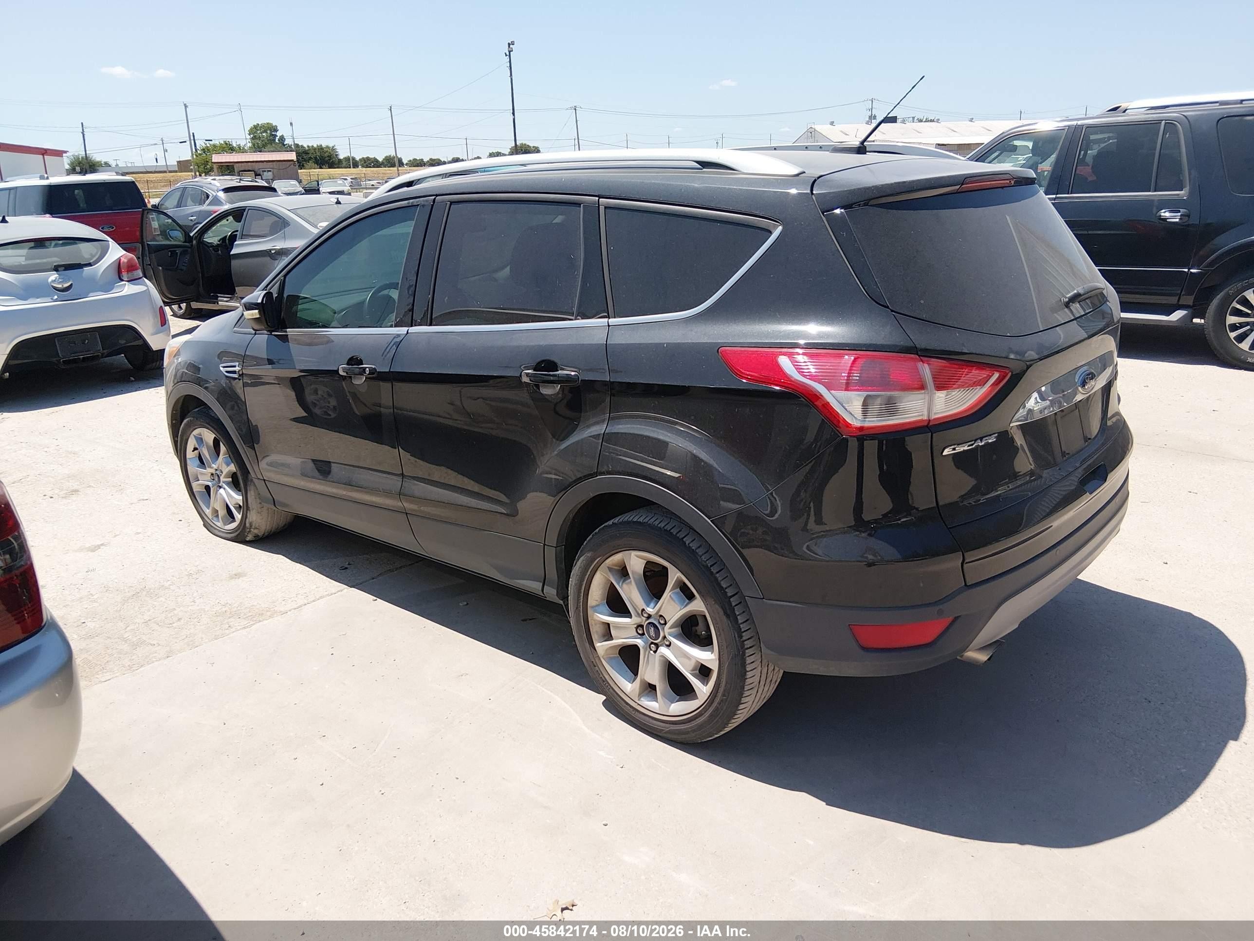 2014 Ford Escape Titanium Black vin: 1FMCU0JX2EUA13339