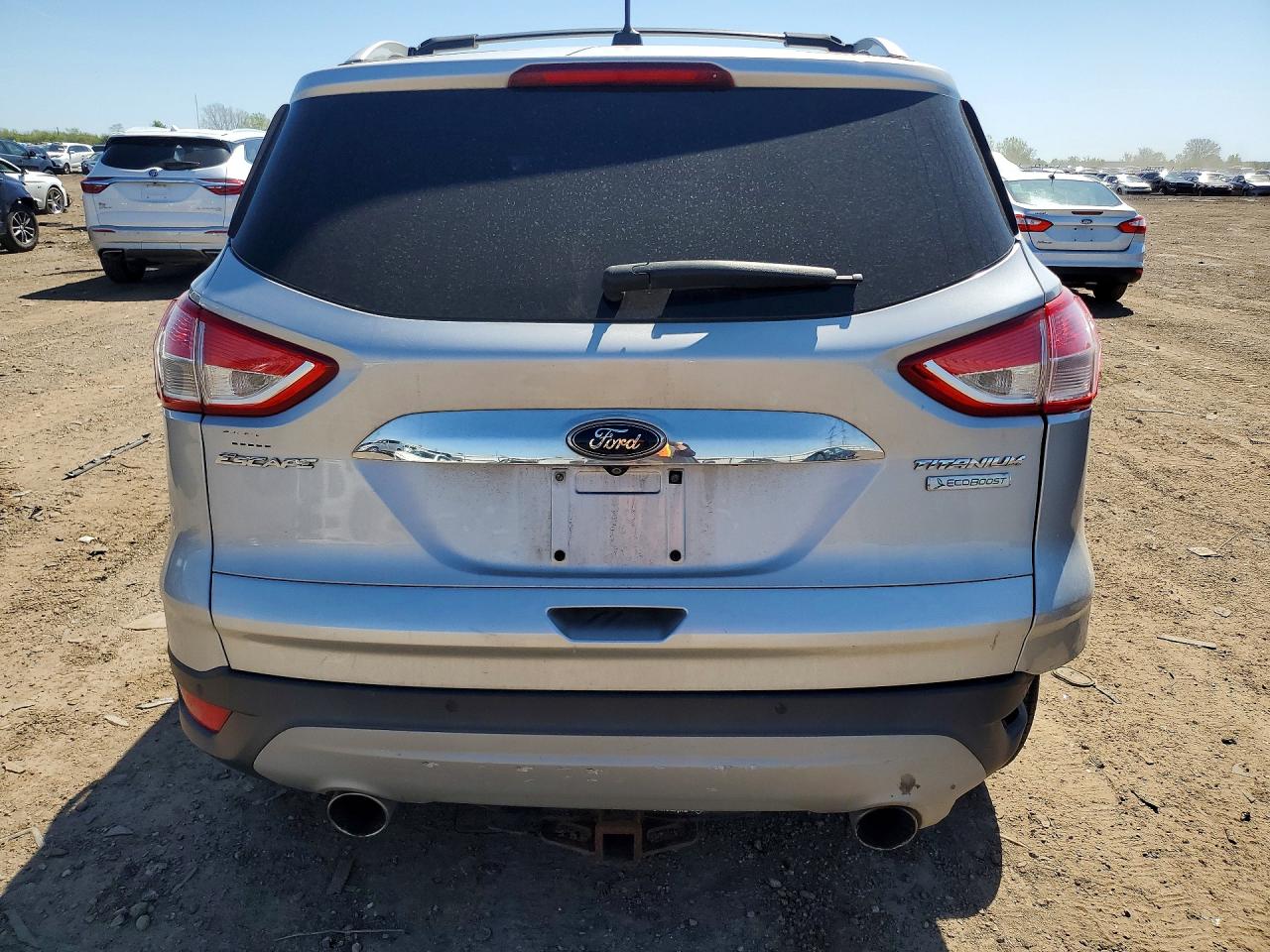 2014 Ford Escape Titanium Gray vin: 1FMCU0JX2EUA50892