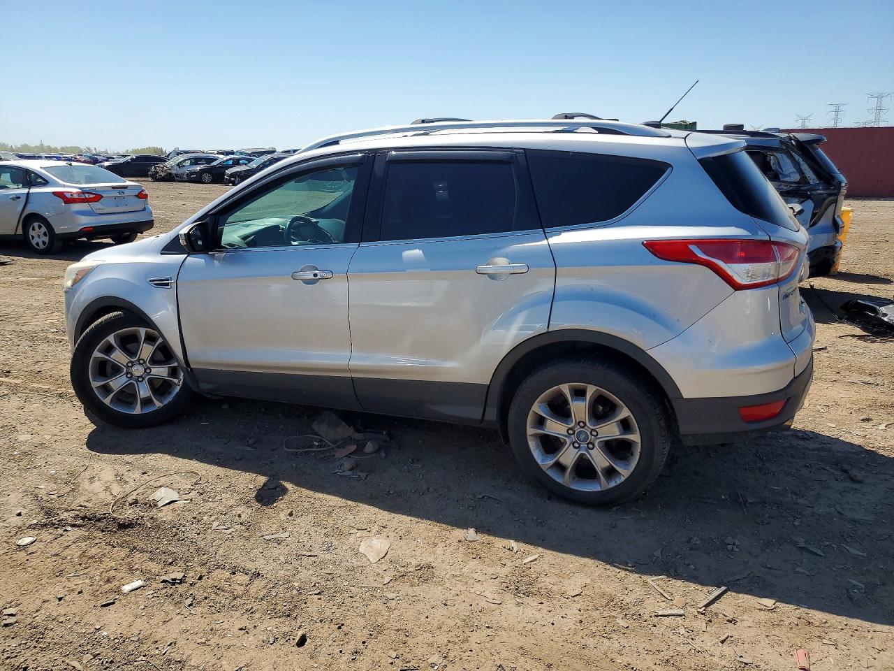 2014 Ford Escape Titanium Gray vin: 1FMCU0JX2EUA50892