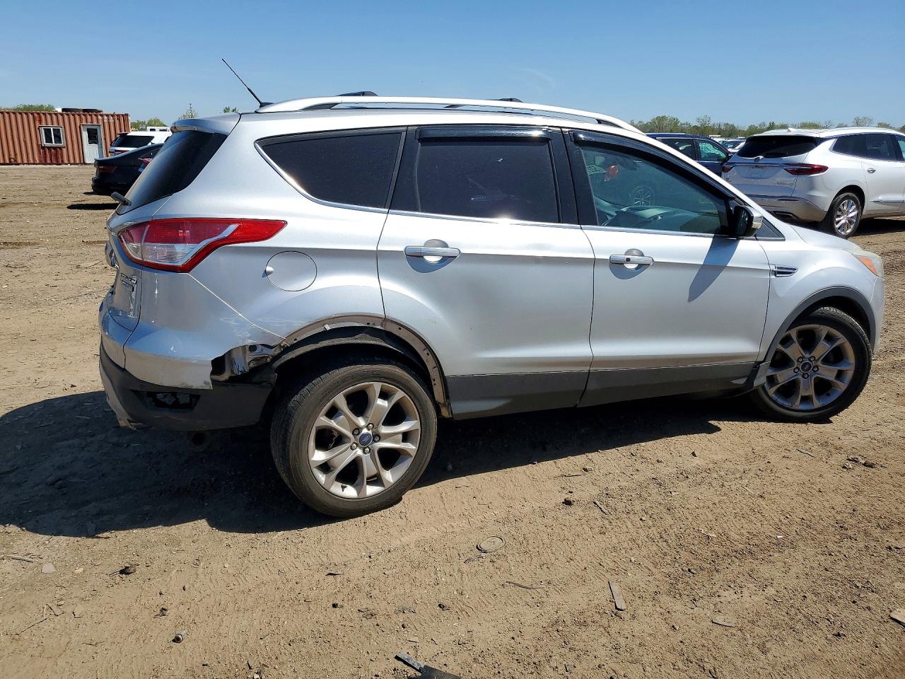 2014 Ford Escape Titanium Gray vin: 1FMCU0JX2EUA50892