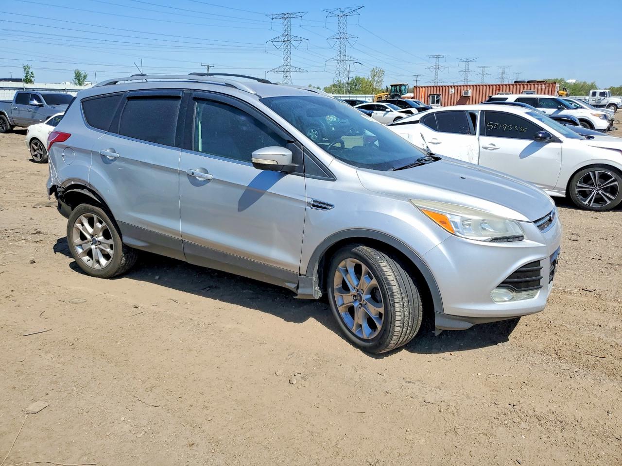 2014 Ford Escape Titanium Gray vin: 1FMCU0JX2EUA50892