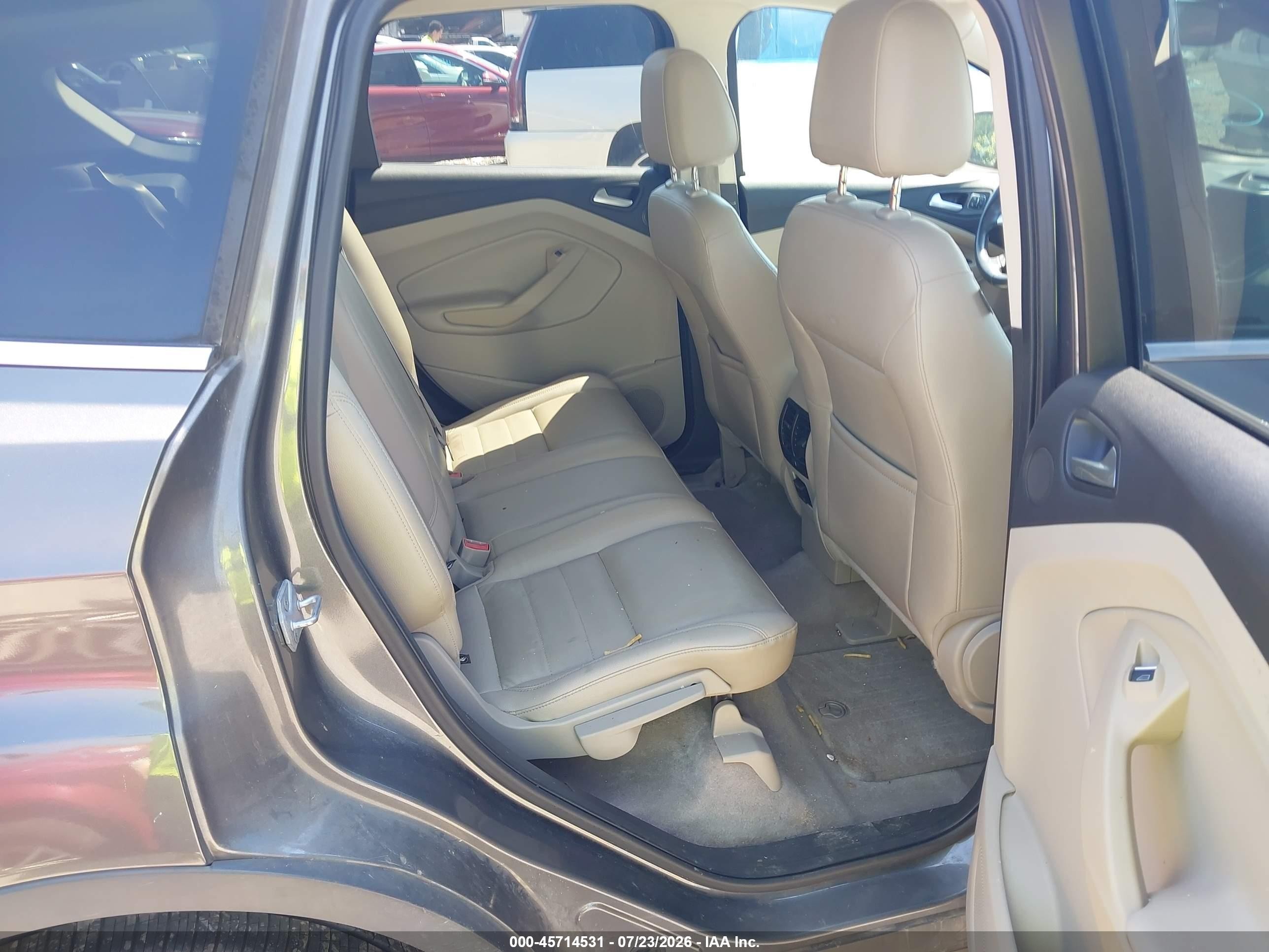 2014 Ford Escape Titanium Gray vin: 1FMCU0JX2EUA73623