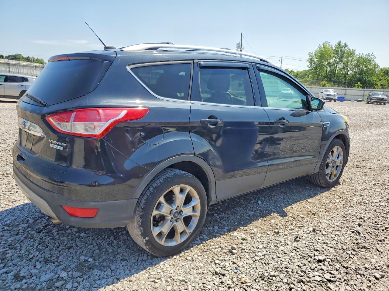 2014 Ford Escape Titanium Черный vin: 1FMCU0JX2EUA74027