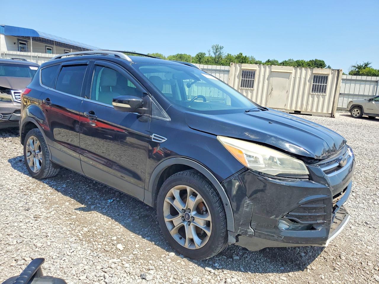 2014 Ford Escape Titanium Черный vin: 1FMCU0JX2EUA74027