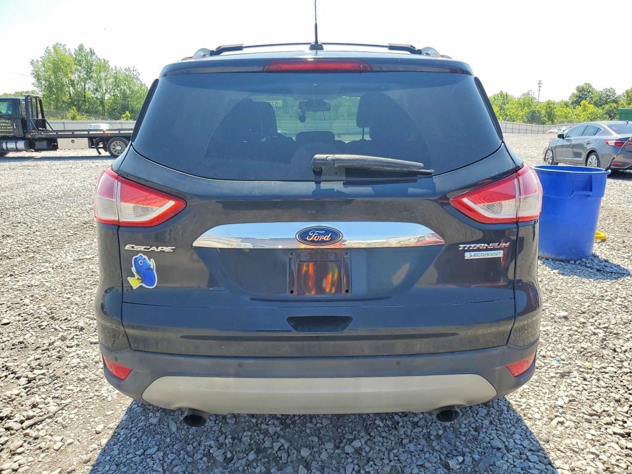 2014 Ford Escape Titanium Черный vin: 1FMCU0JX2EUA74027