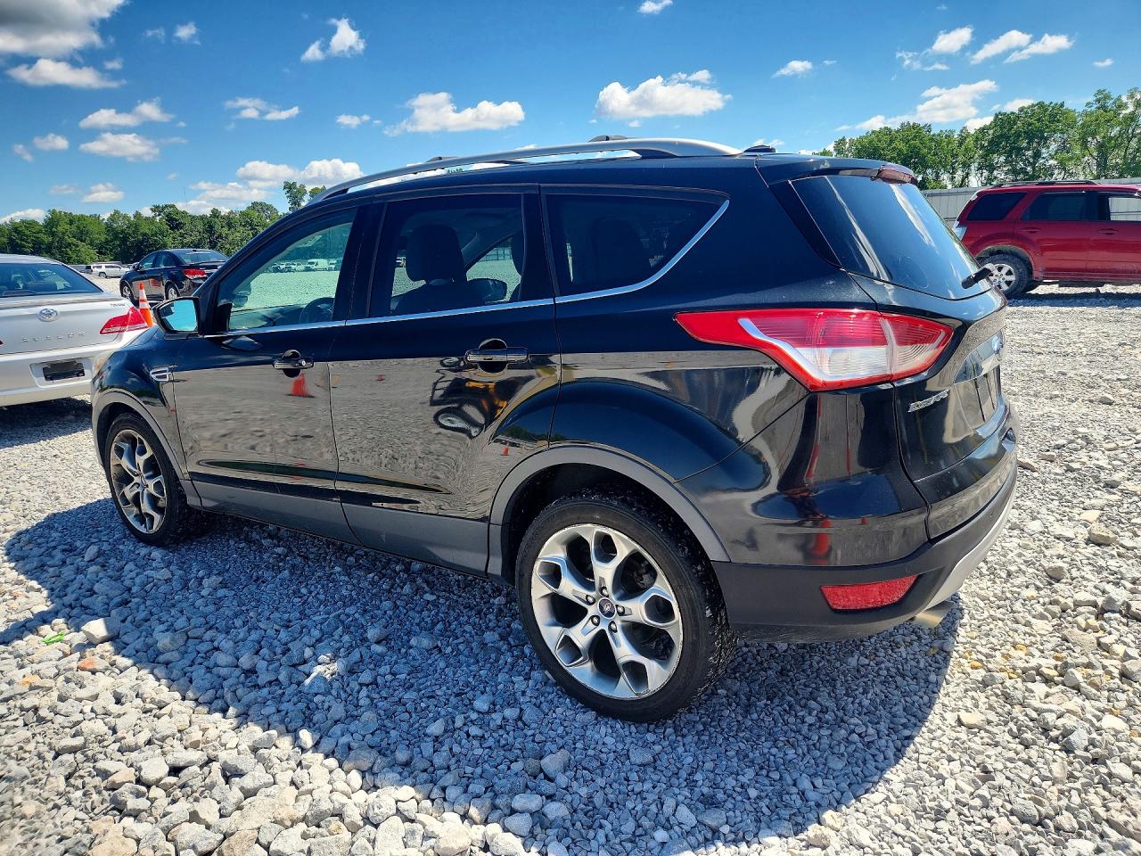 2014 Ford Escape Titanium Черный vin: 1FMCU0JX2EUA74884