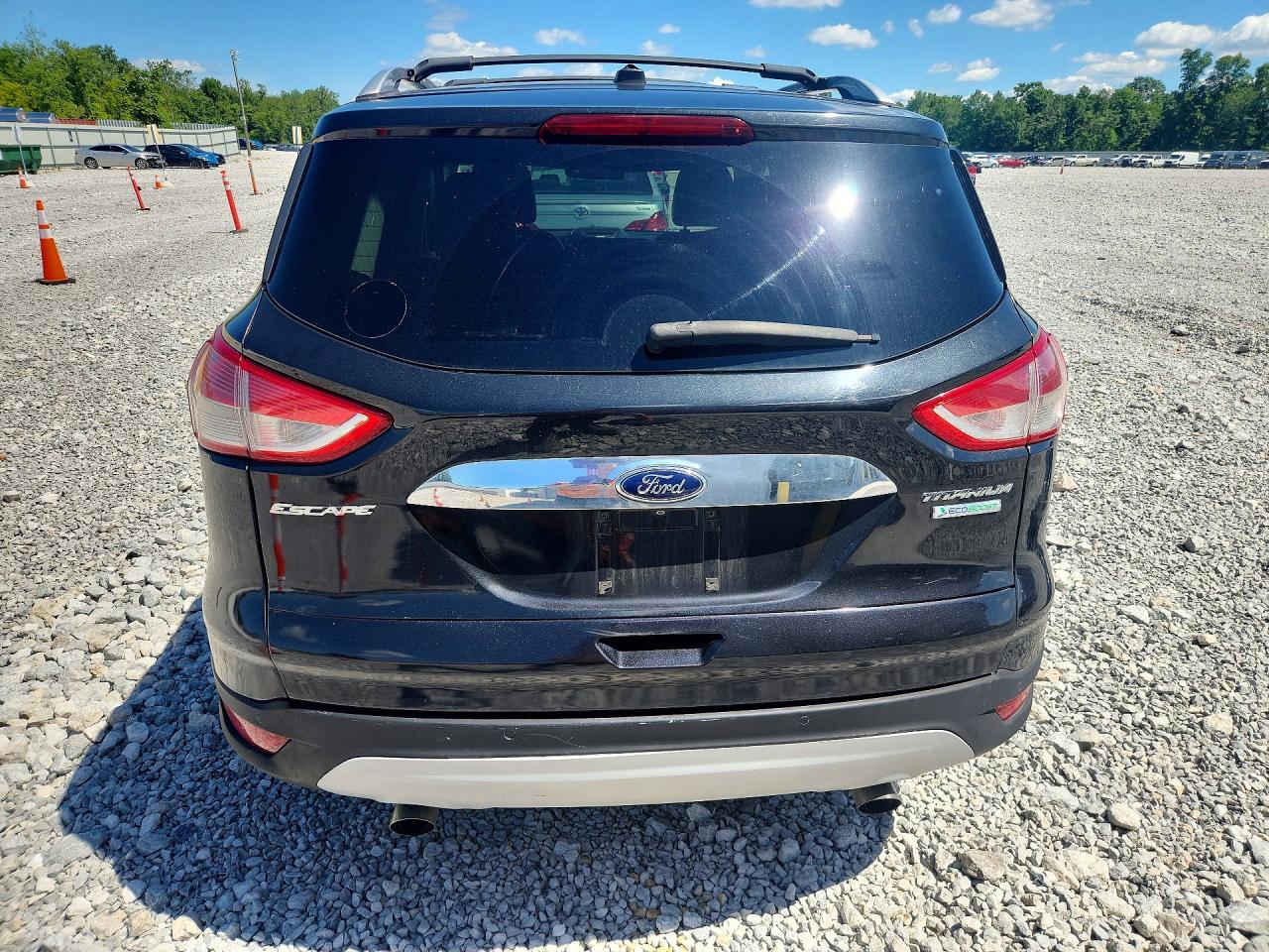 2014 Ford Escape Titanium Черный vin: 1FMCU0JX2EUA74884