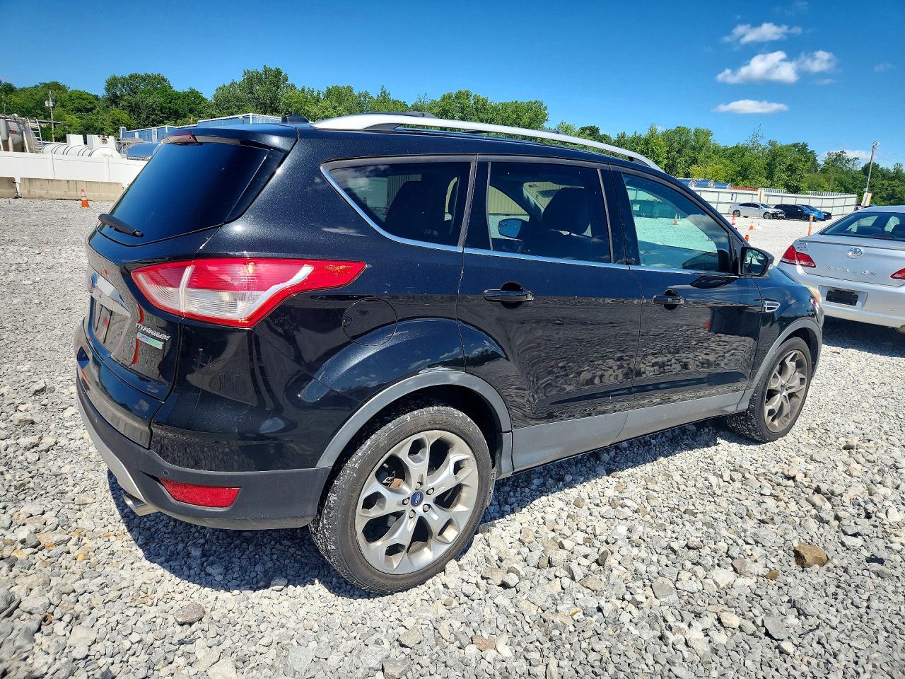 2014 Ford Escape Titanium Черный vin: 1FMCU0JX2EUA74884