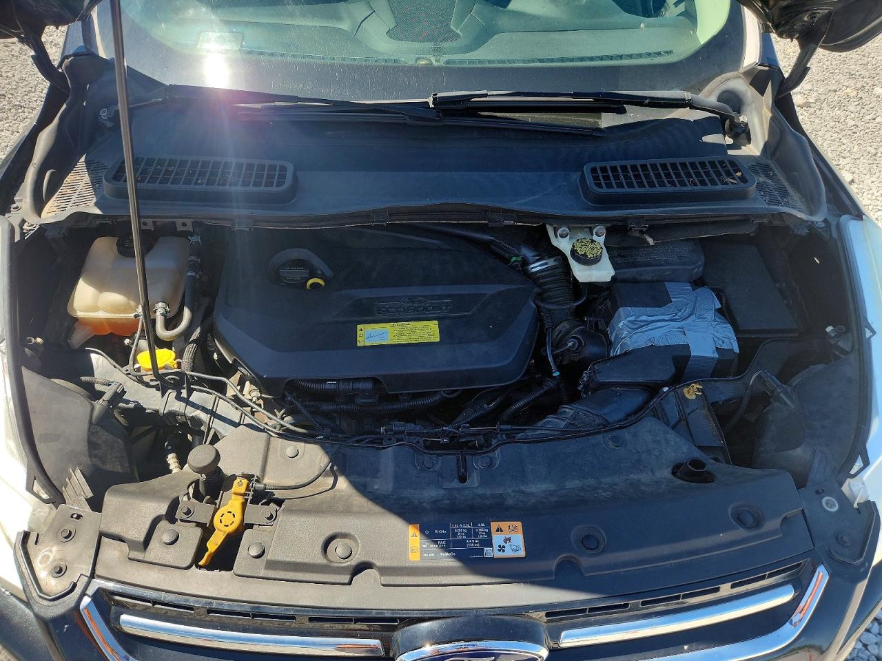 2014 Ford Escape Titanium Черный vin: 1FMCU0JX2EUA74884