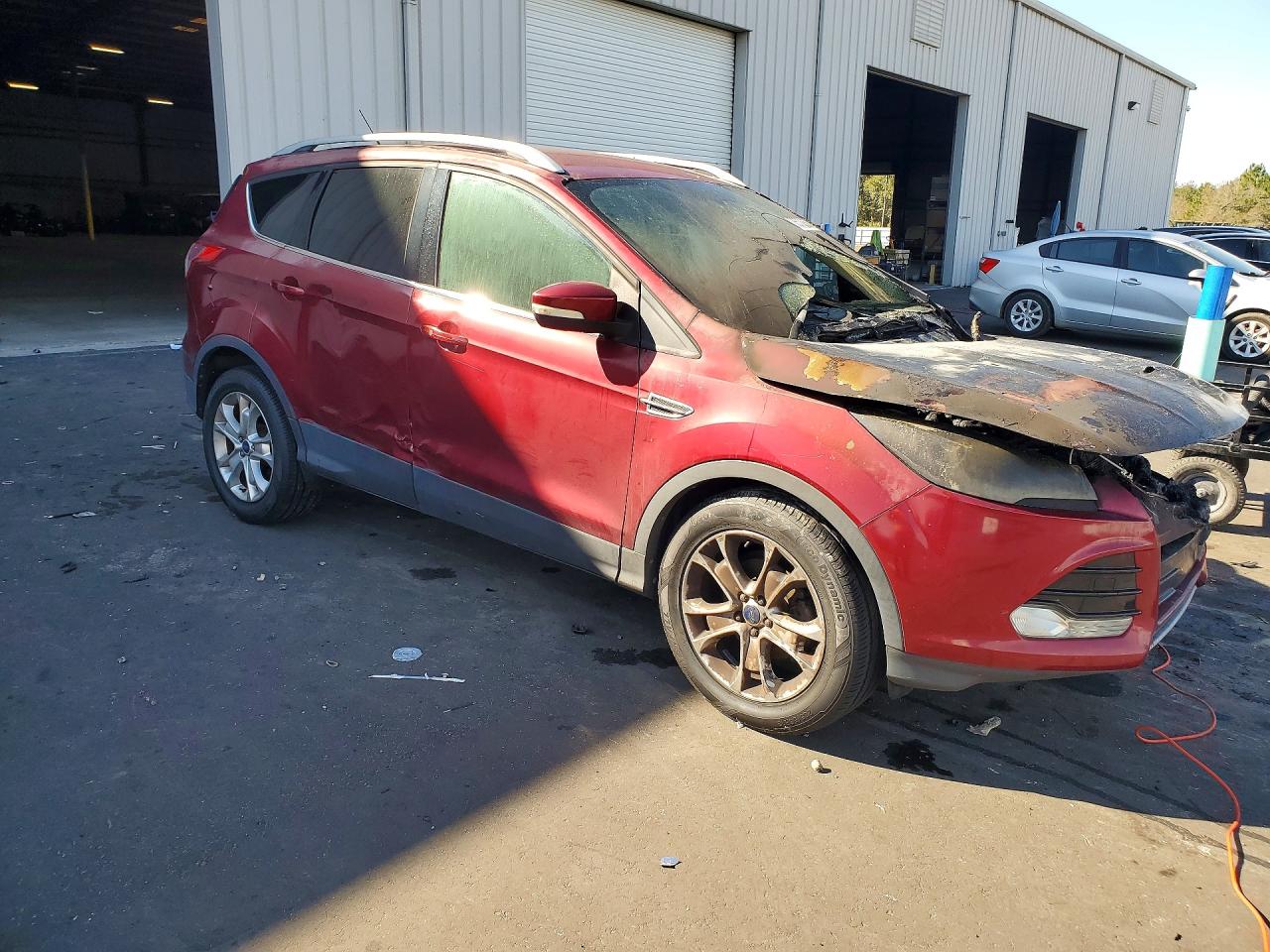 2014 Ford Escape Titanium Красный vin: 1FMCU0JX2EUB04708