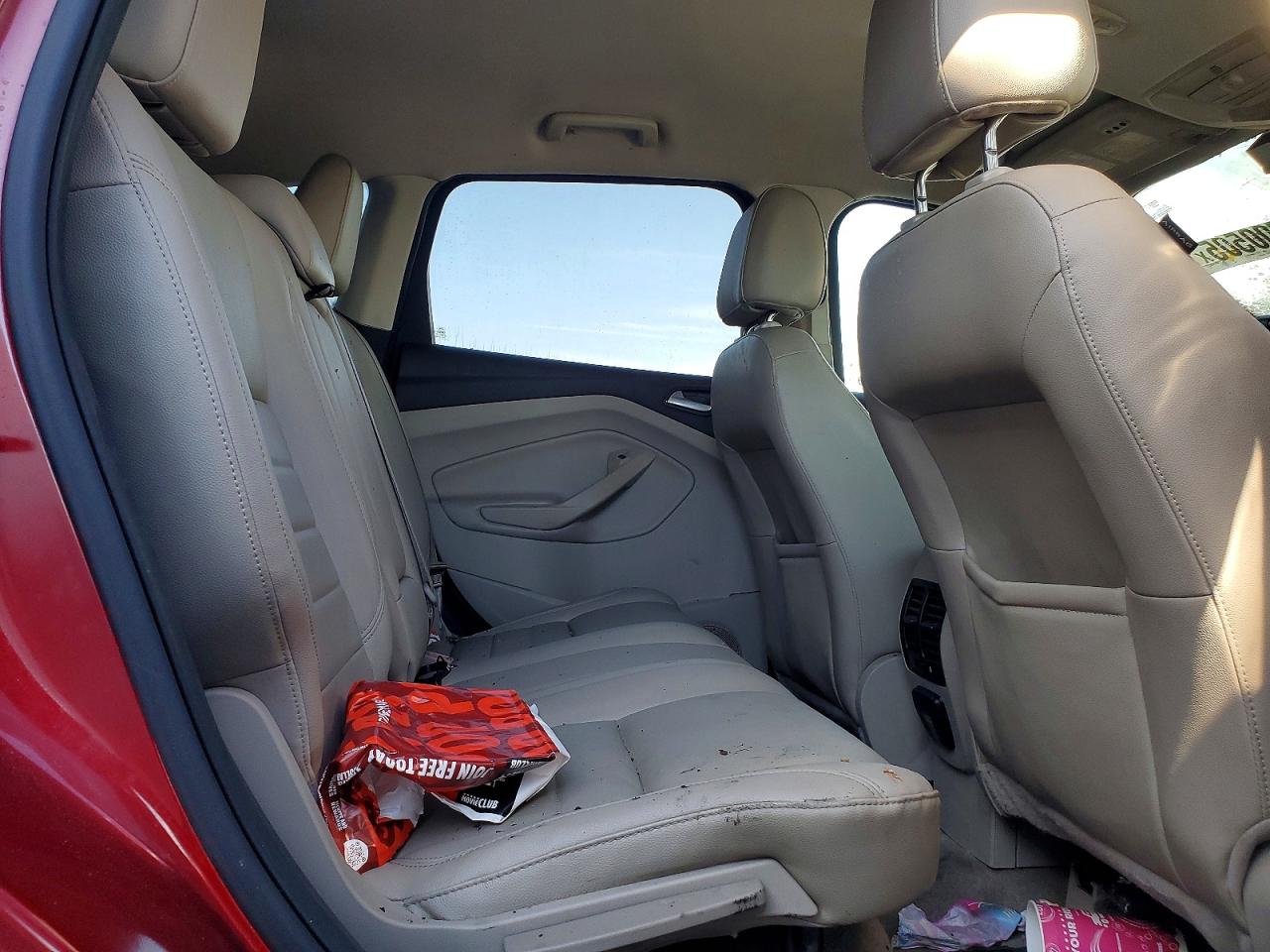 2014 Ford Escape Titanium Красный vin: 1FMCU0JX2EUB04708