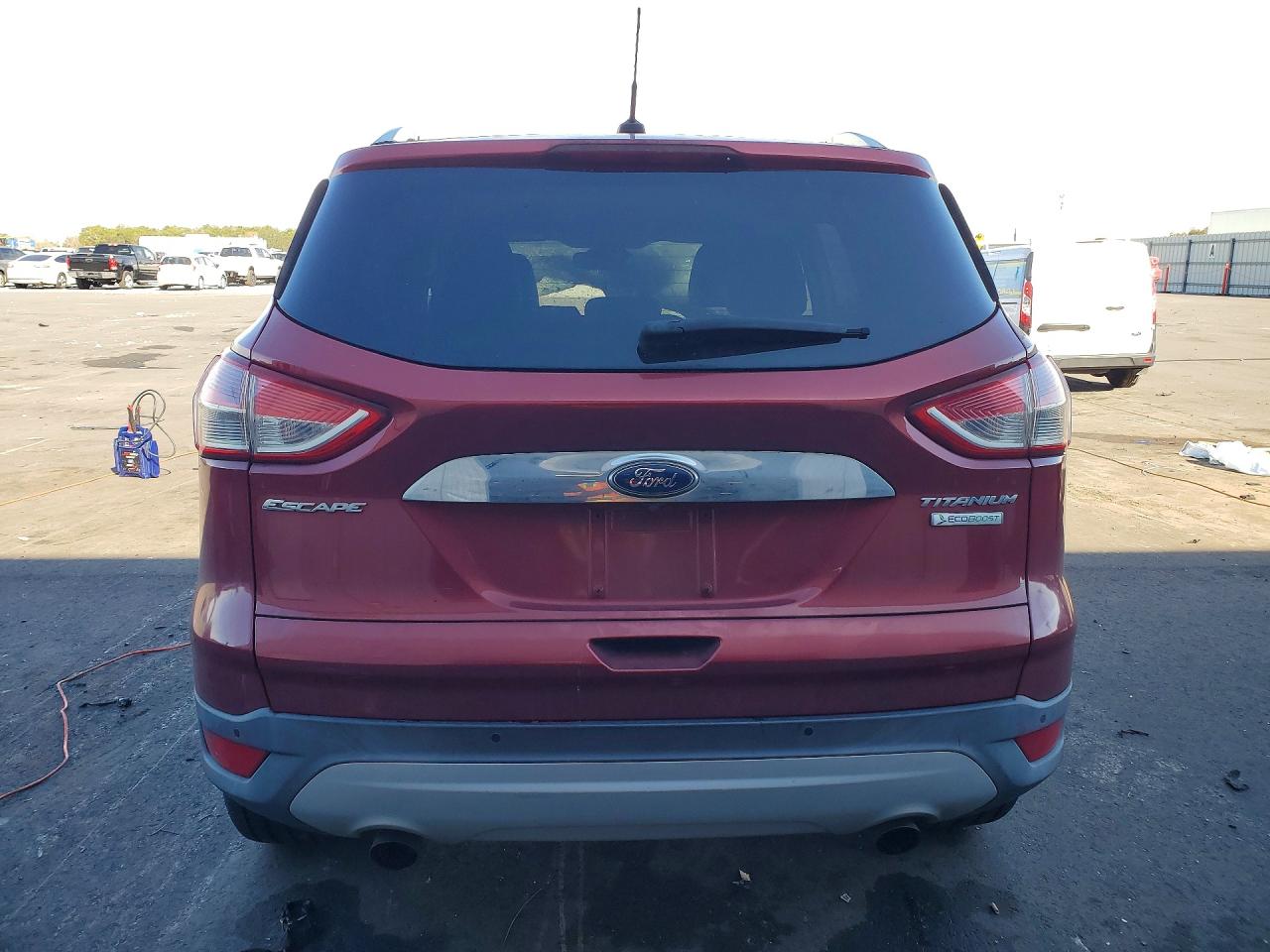 2014 Ford Escape Titanium Красный vin: 1FMCU0JX2EUB04708