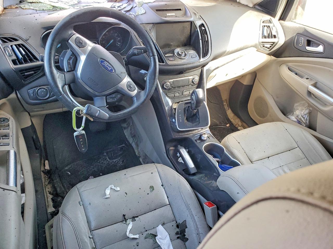 2014 Ford Escape Titanium Красный vin: 1FMCU0JX2EUB04708
