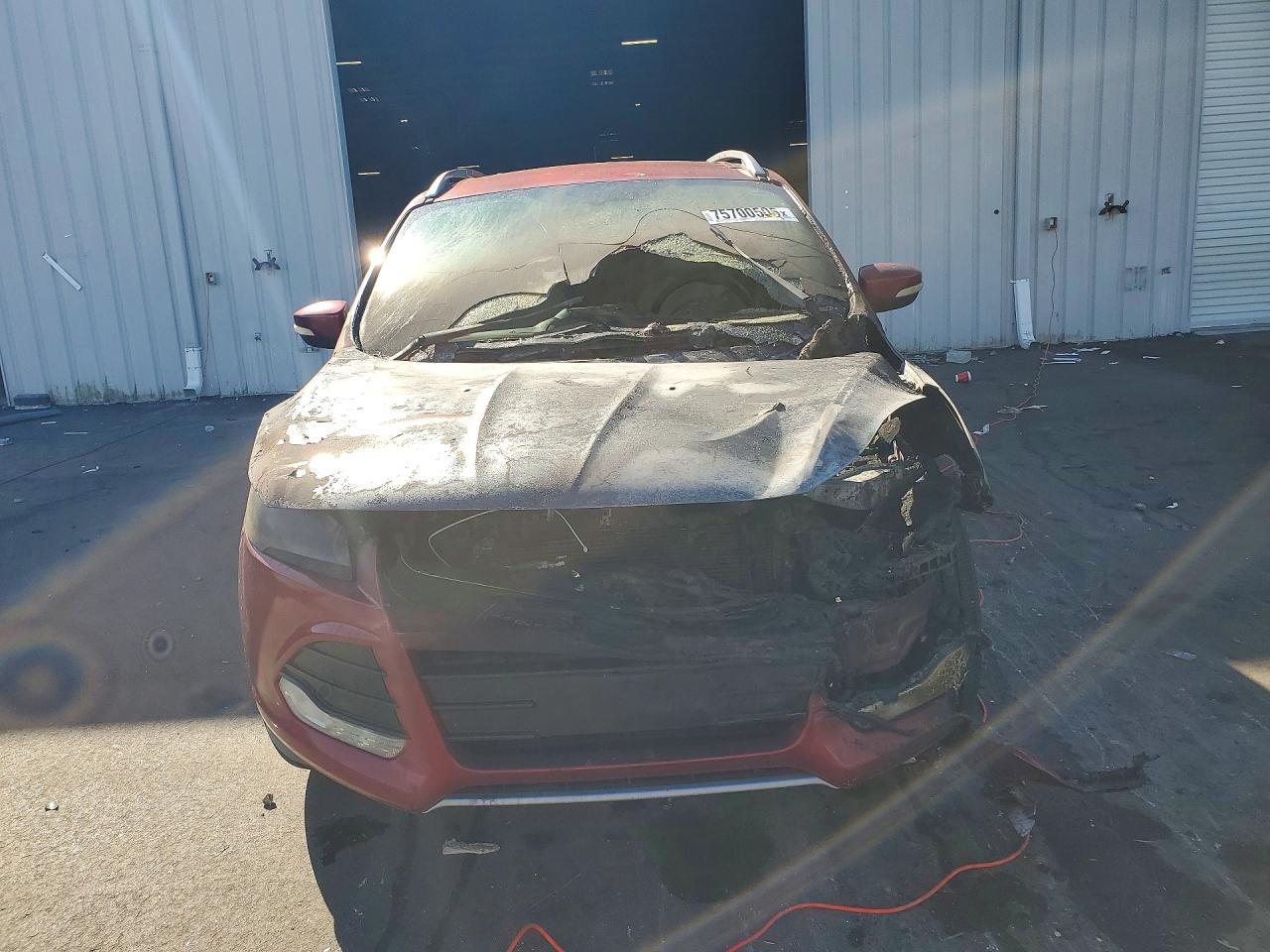 2014 Ford Escape Titanium Красный vin: 1FMCU0JX2EUB04708