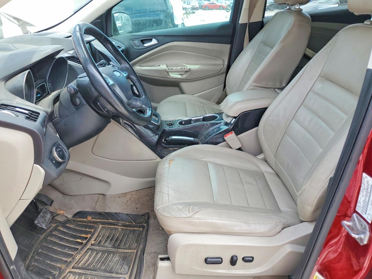 2014 Ford Escape Titanium Темно-бордовый vin: 1FMCU0JX2EUB71907