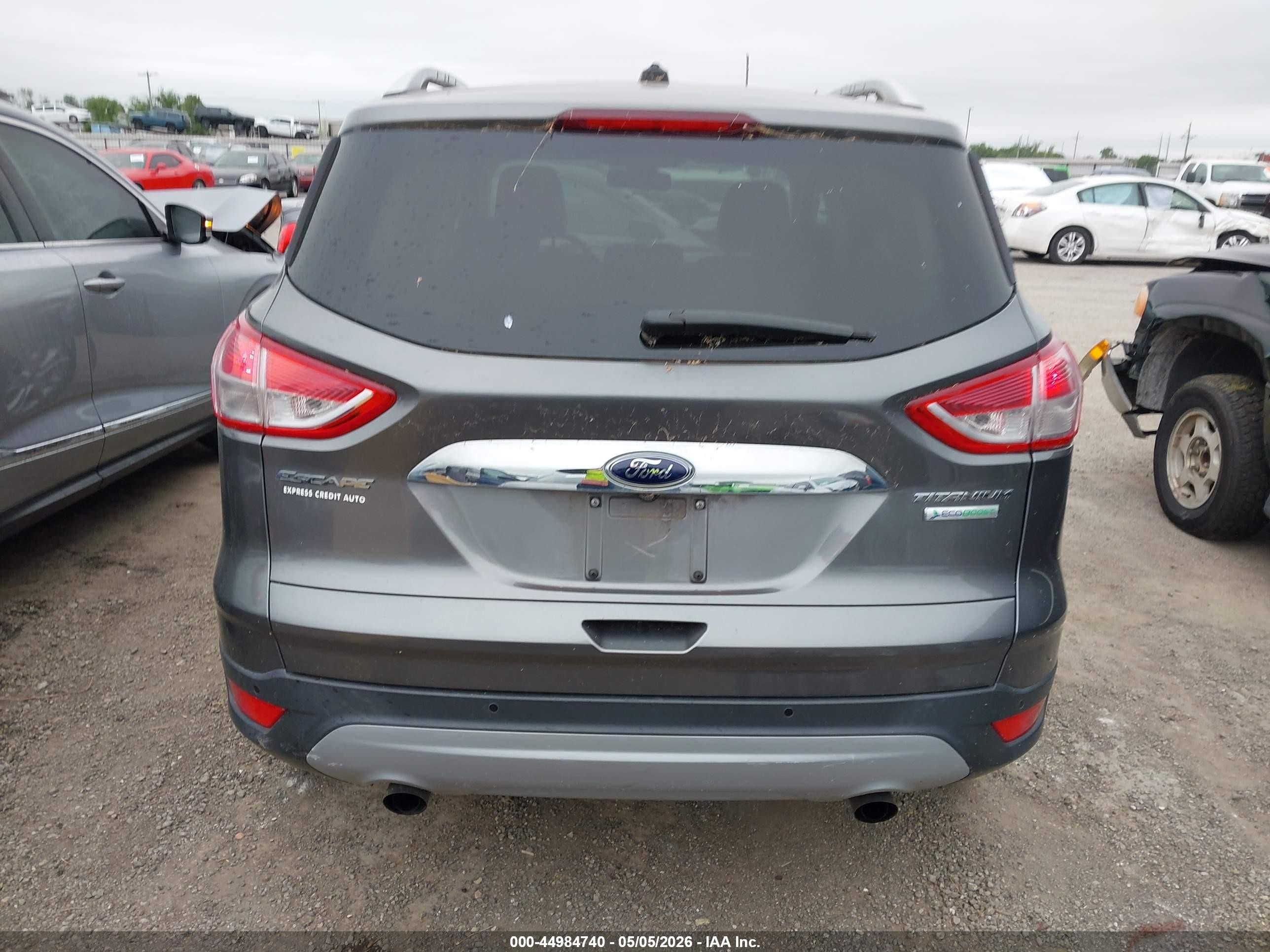 2014 Ford Escape Titanium Gray vin: 1FMCU0JX2EUC58903