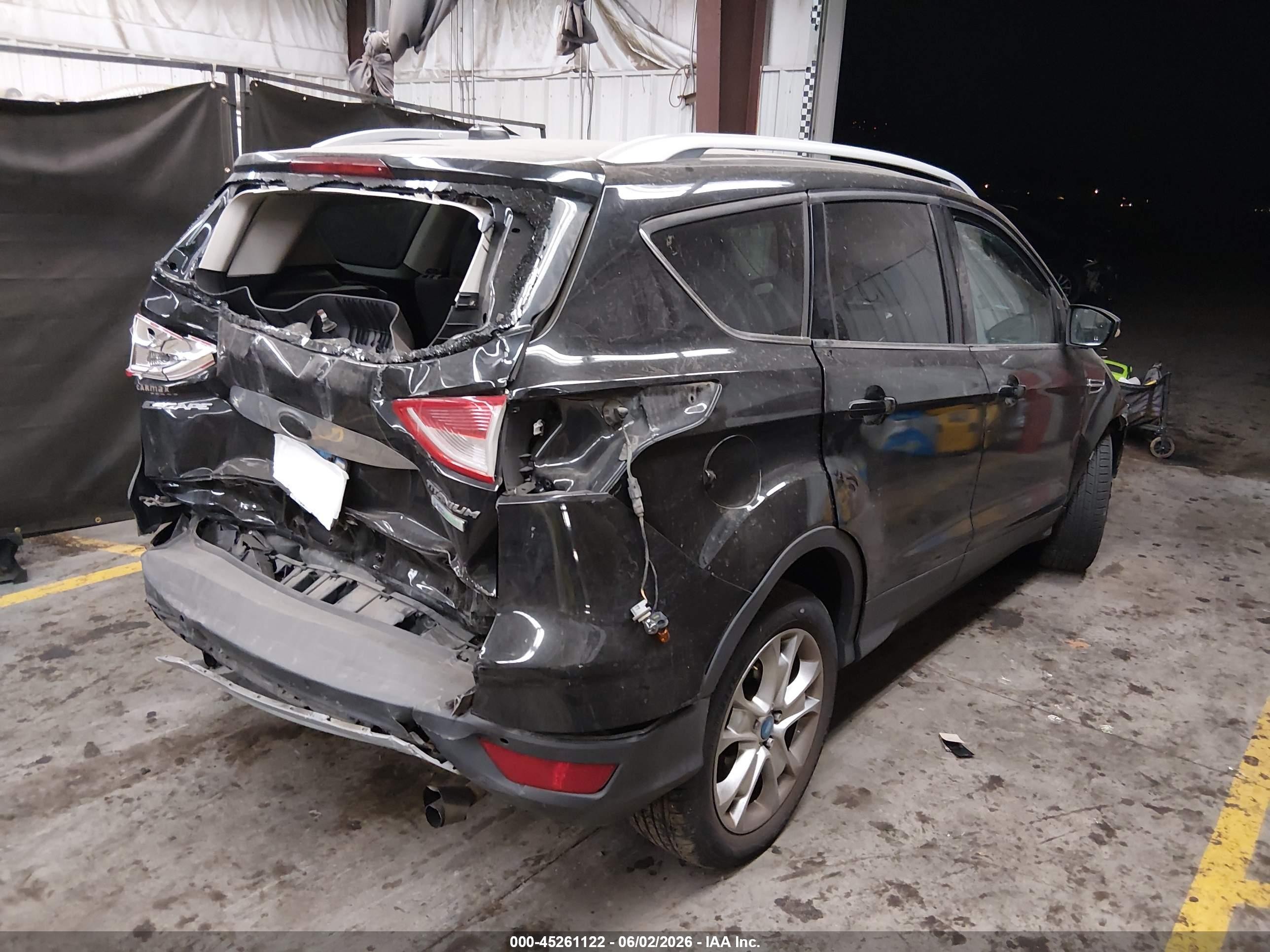 2014 Ford Escape Titanium Black vin: 1FMCU0JX2EUC91464