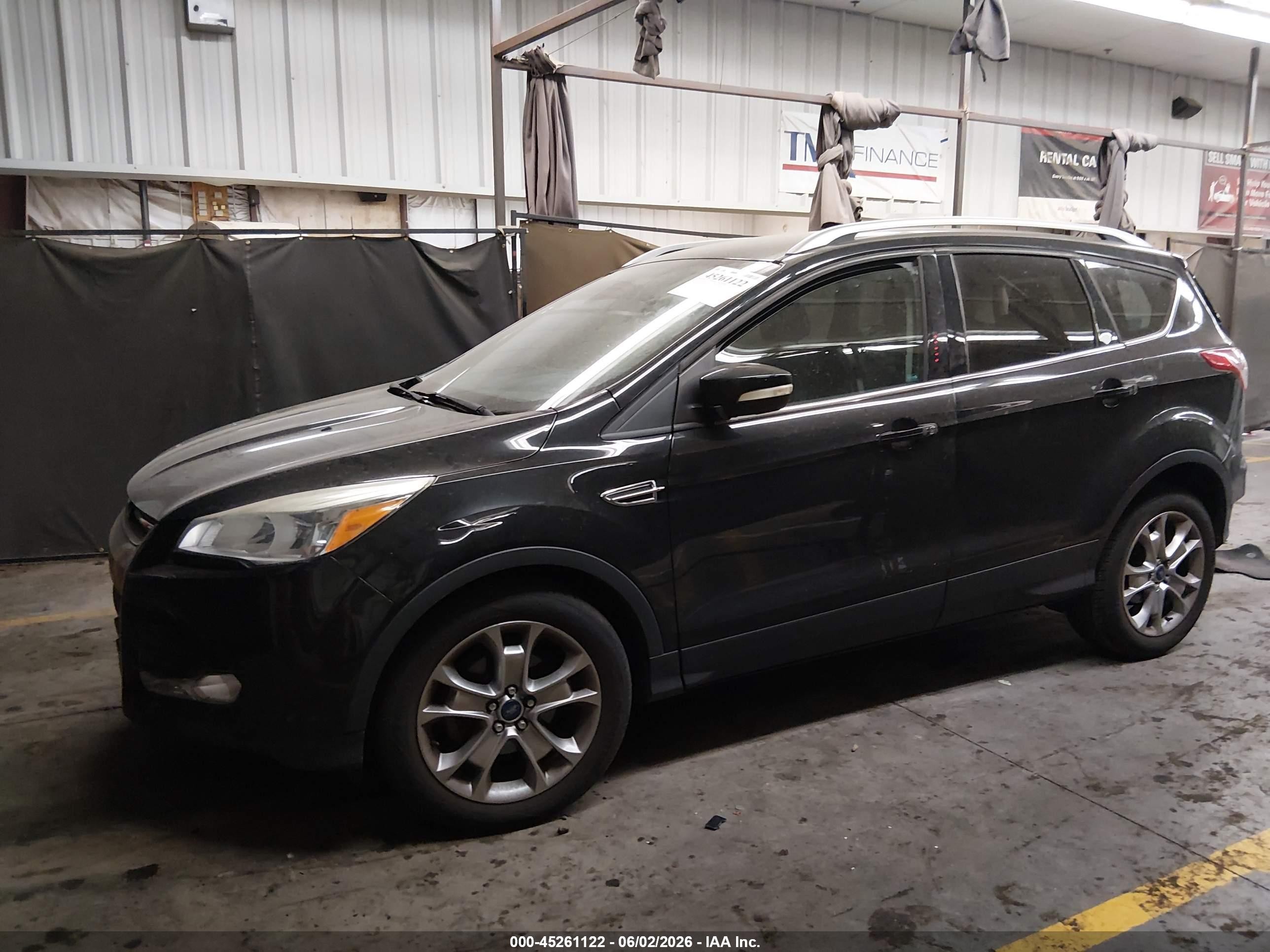 2014 Ford Escape Titanium Black vin: 1FMCU0JX2EUC91464