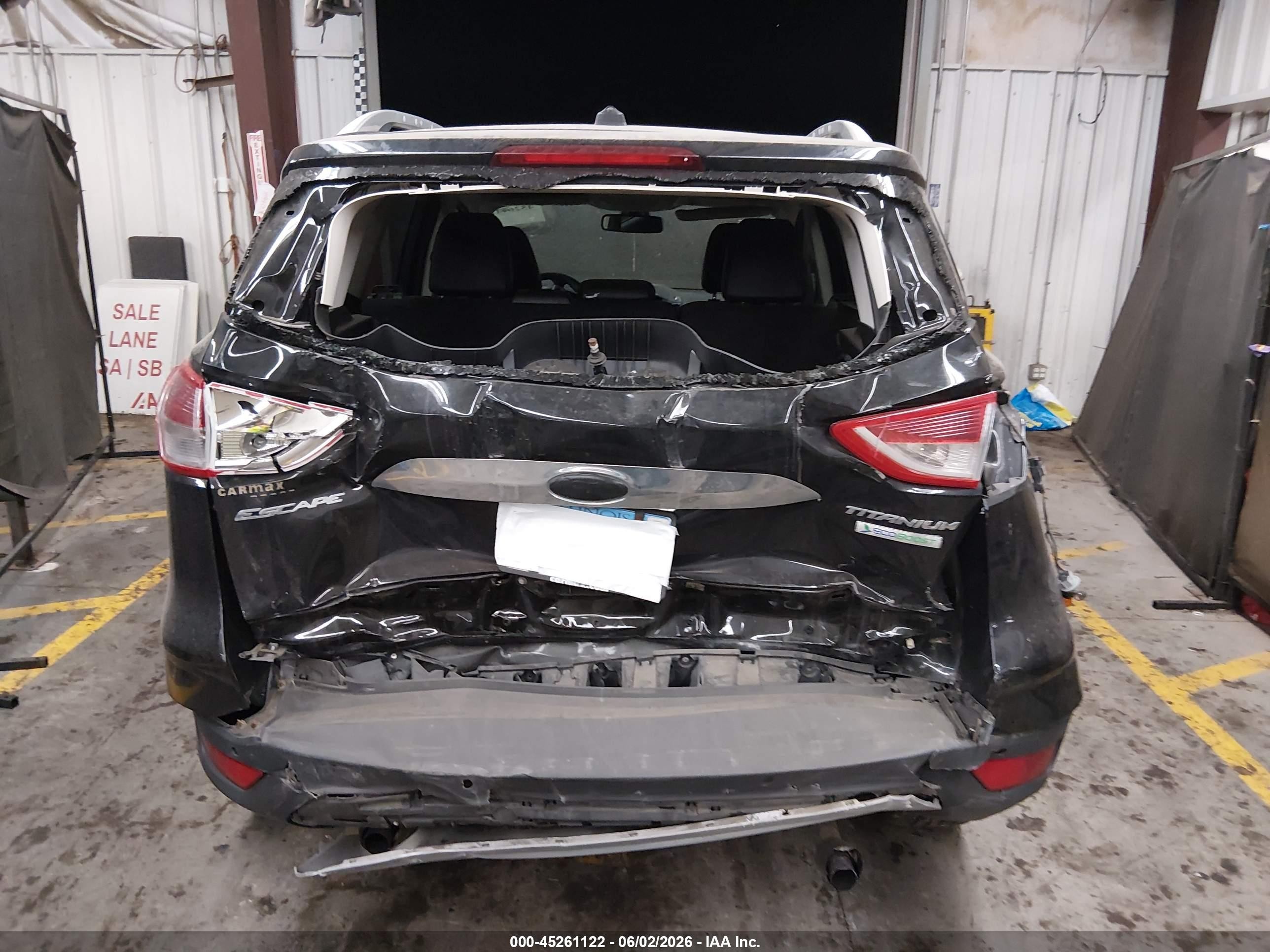 2014 Ford Escape Titanium Black vin: 1FMCU0JX2EUC91464