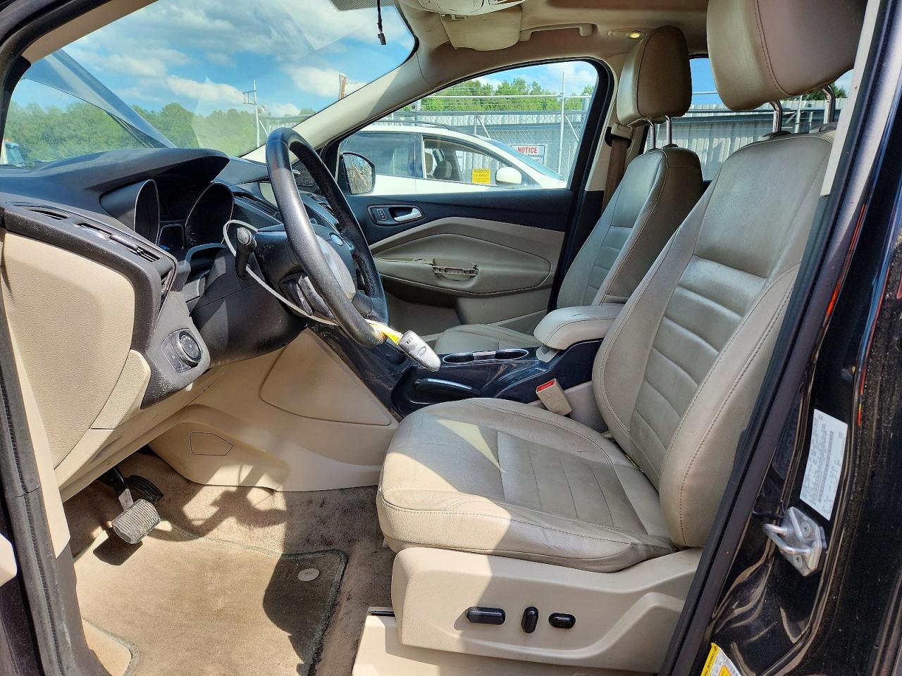 2014 Ford Escape Titanium Black vin: 1FMCU0JX2EUE21615