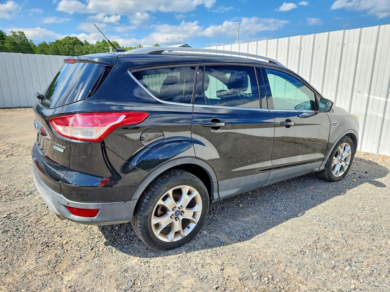 2014 Ford Escape Titanium Black vin: 1FMCU0JX2EUE21615