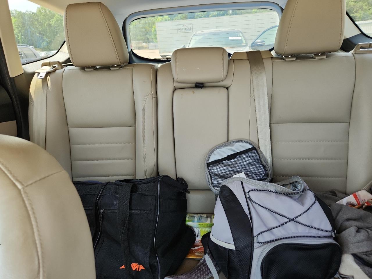 2014 Ford Escape Titanium Black vin: 1FMCU0JX2EUE21615 Damage: Left Rear Seat, Stained, Permanent