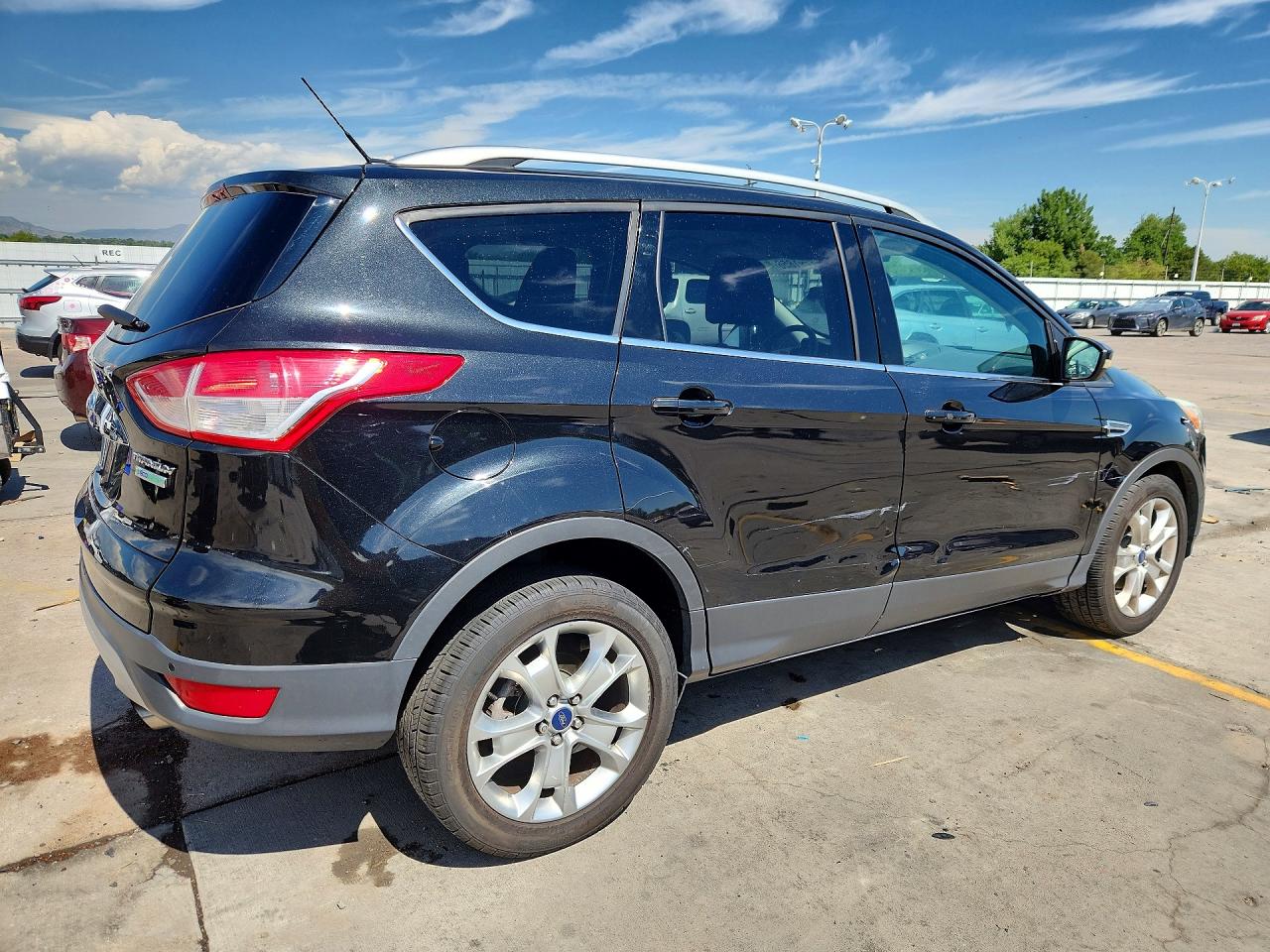 2015 Ford Escape Titanium Black vin: 1FMCU0JX2FUA16503