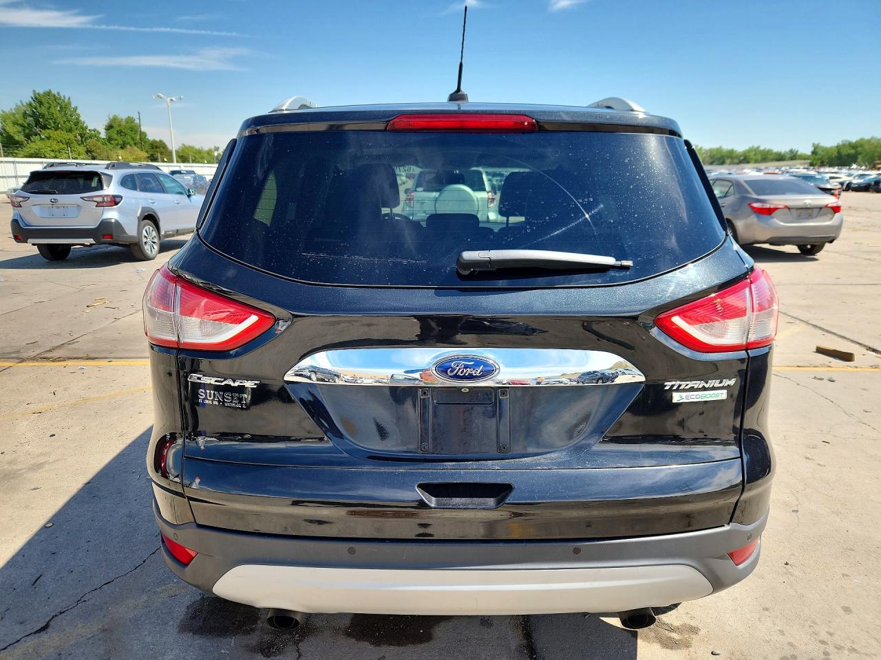 2015 Ford Escape Titanium Black vin: 1FMCU0JX2FUA16503