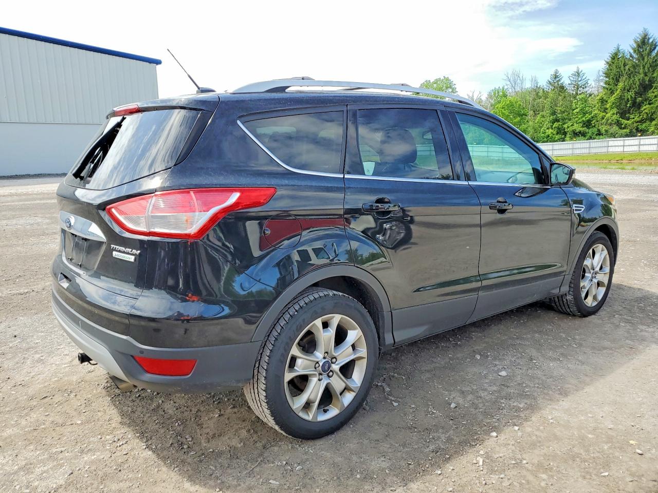 2016 Ford Escape Titanium Black vin: 1FMCU0JX2GUA35635