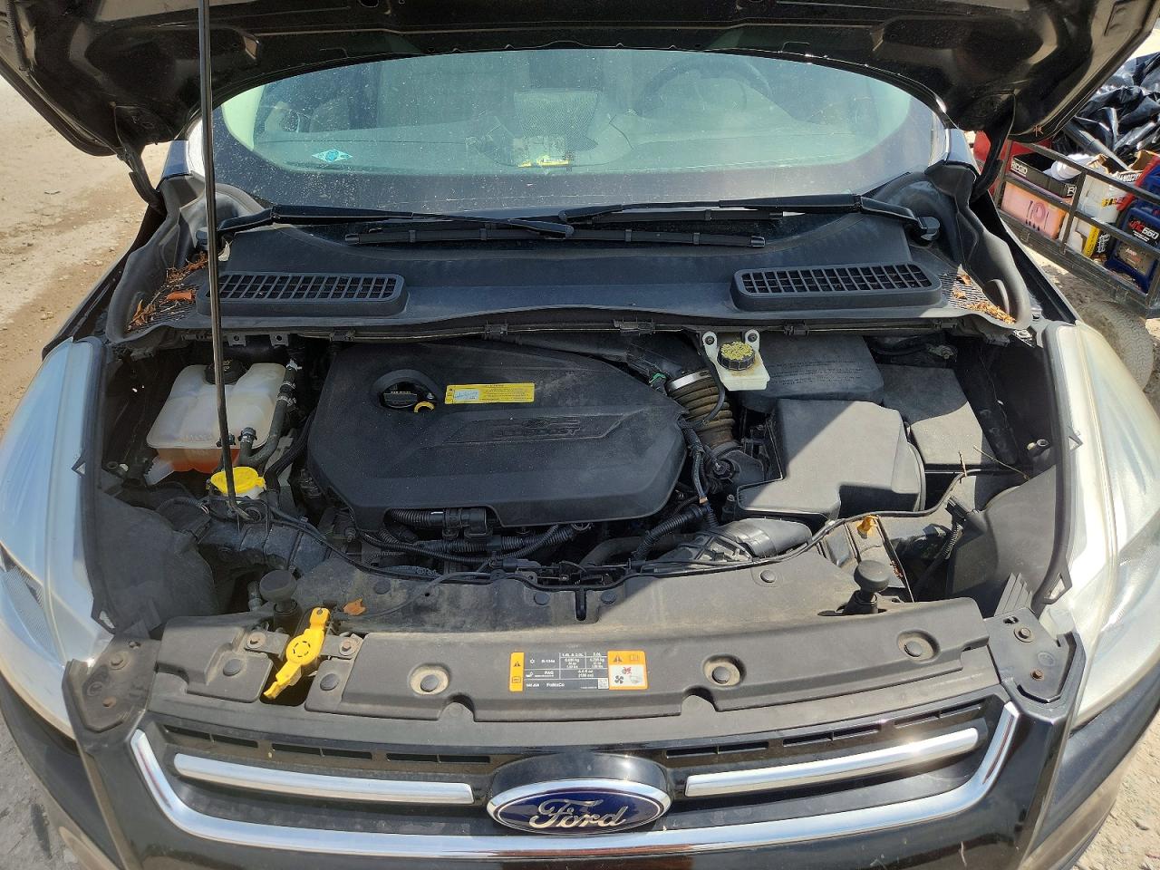 2014 Ford Escape Titanium Black vin: 1FMCU0JX3EUA20901