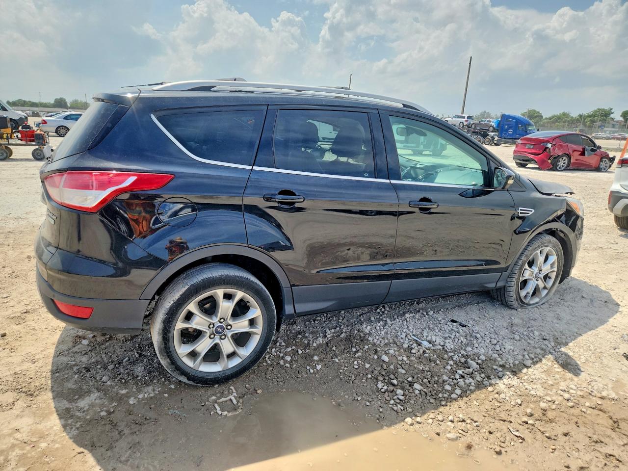 2014 Ford Escape Titanium Black vin: 1FMCU0JX3EUA20901