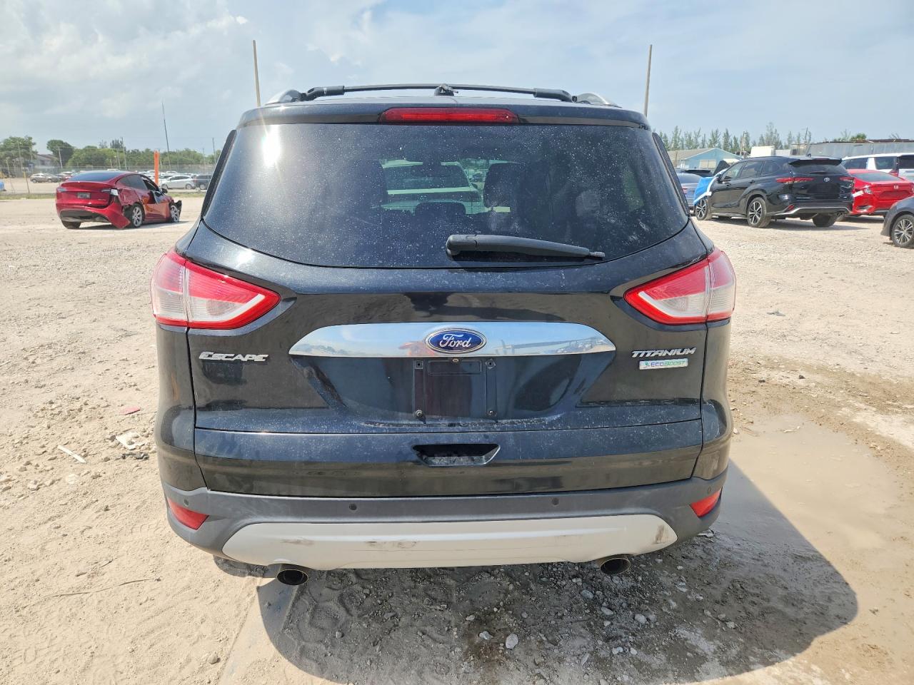 2014 Ford Escape Titanium Black vin: 1FMCU0JX3EUA20901