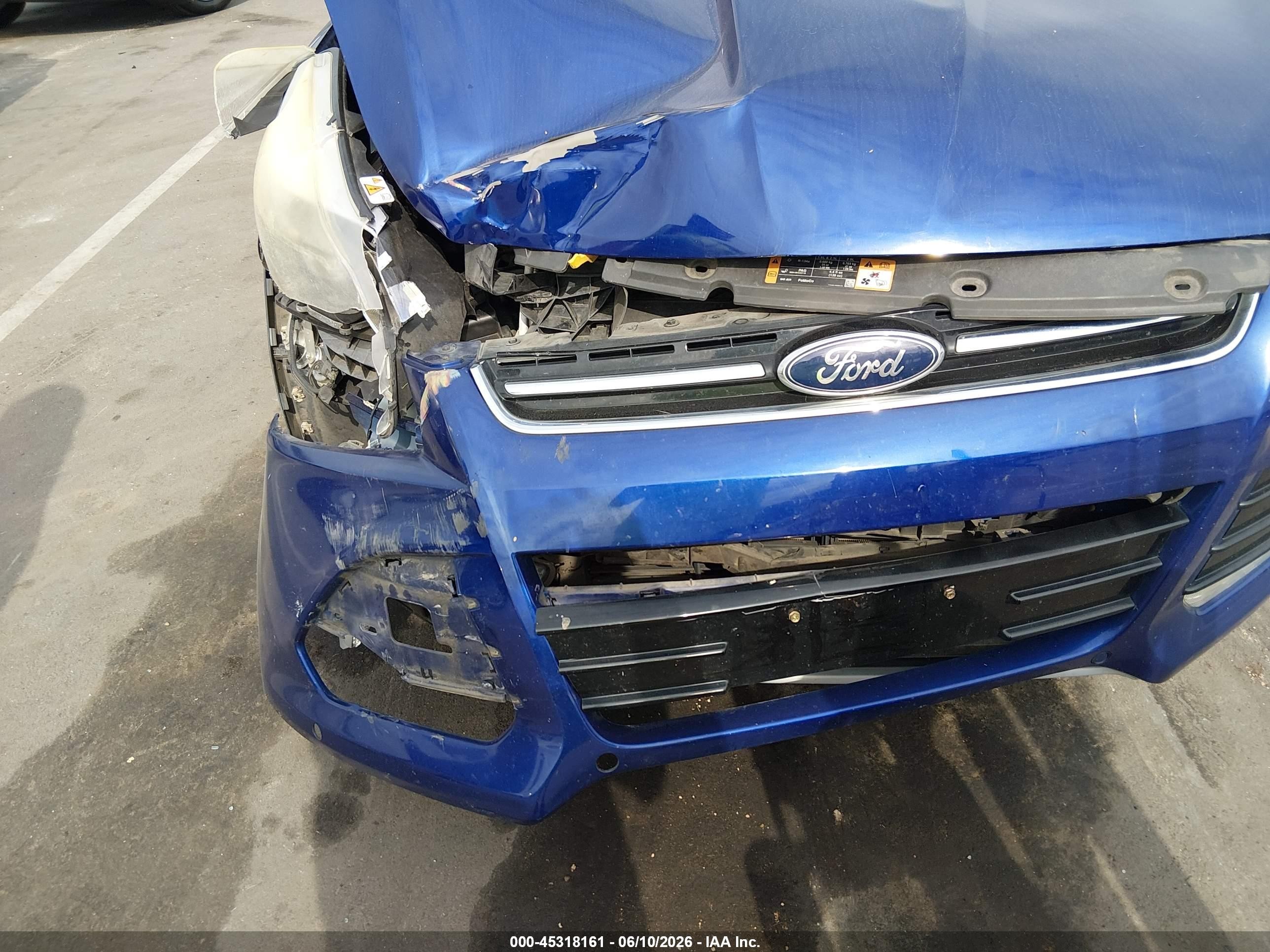 2014 Ford Escape Titanium Blue vin: 1FMCU0JX3EUB55084