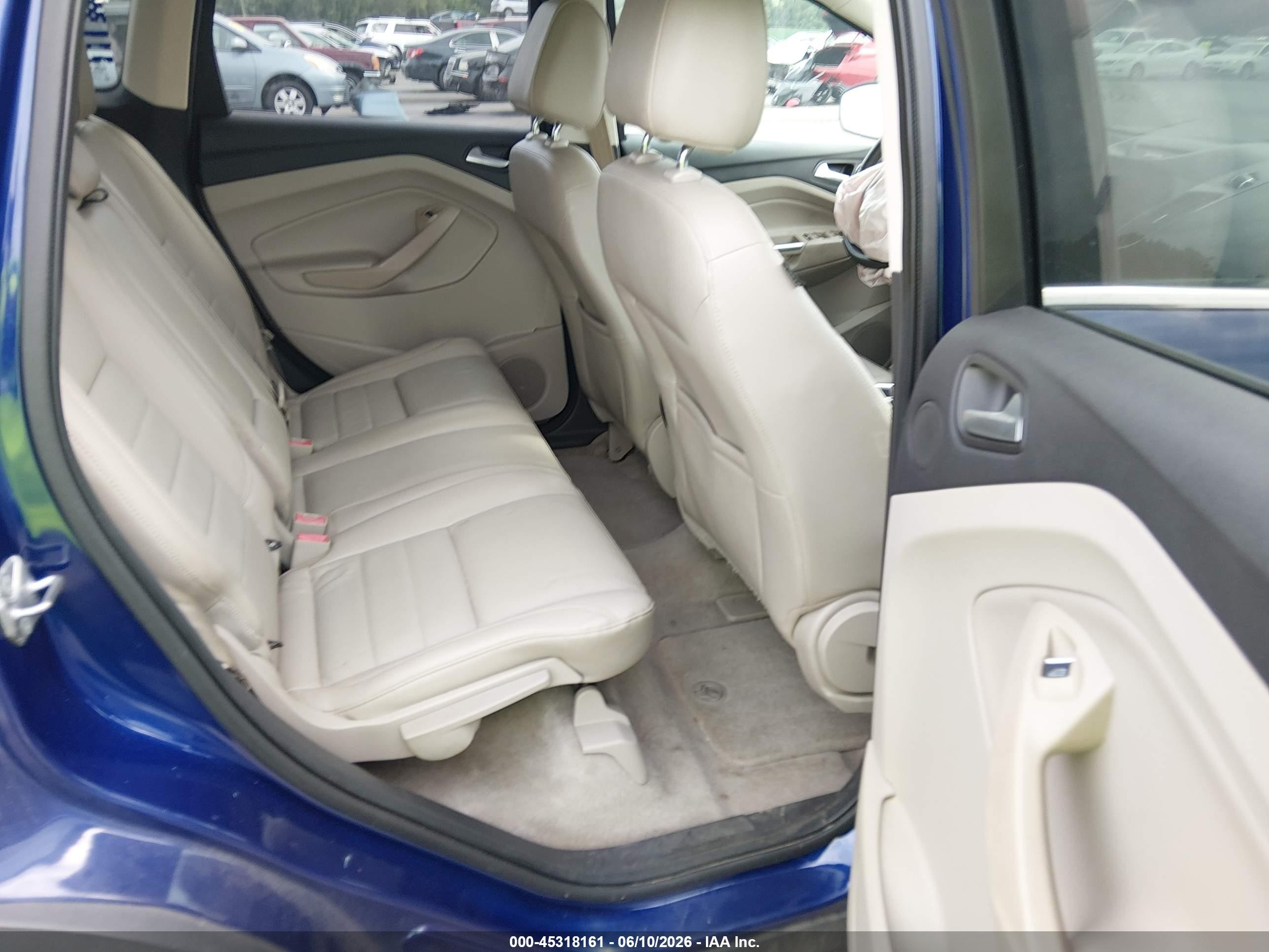 2014 Ford Escape Titanium Blue vin: 1FMCU0JX3EUB55084