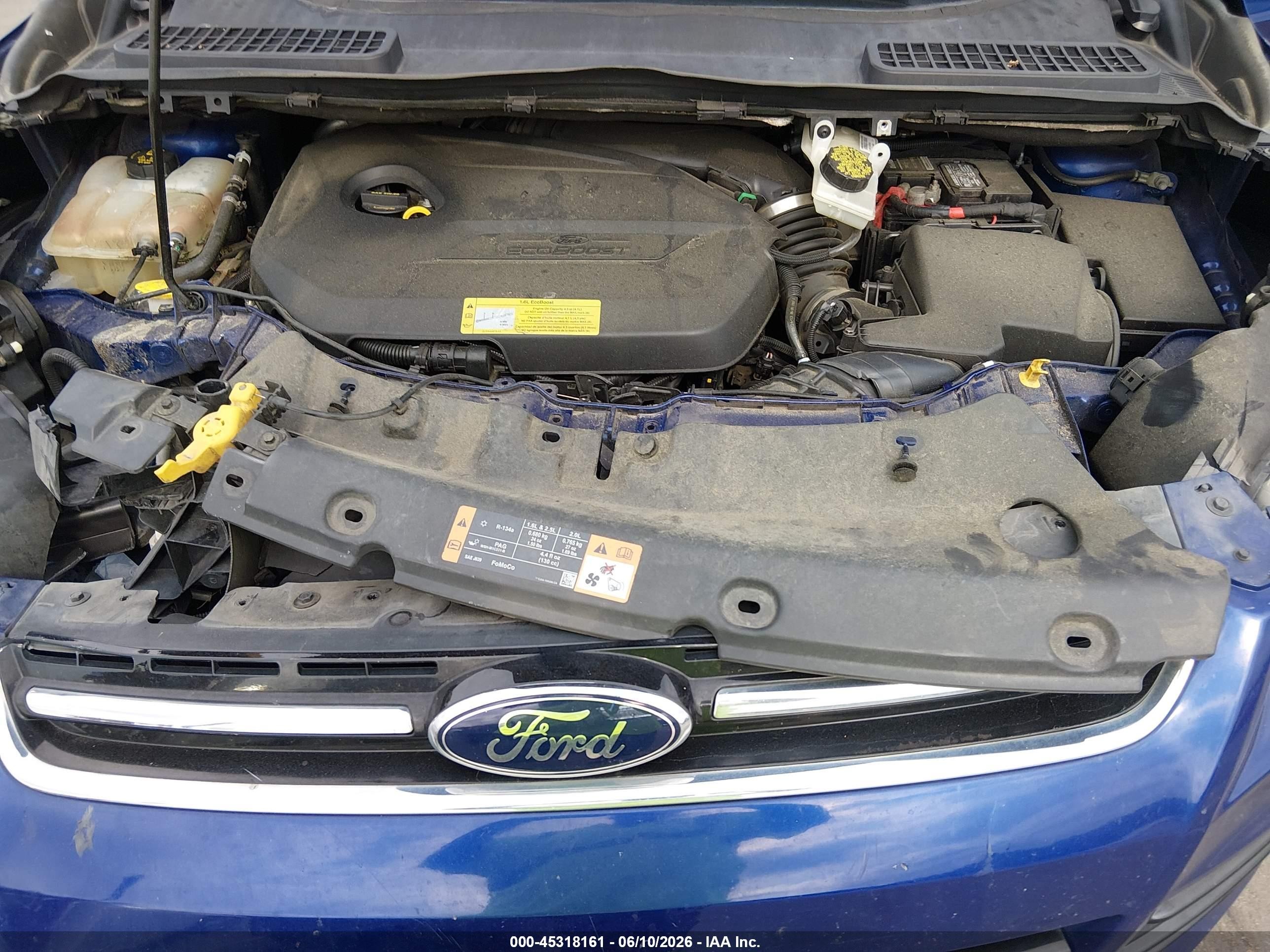 2014 Ford Escape Titanium Blue vin: 1FMCU0JX3EUB55084