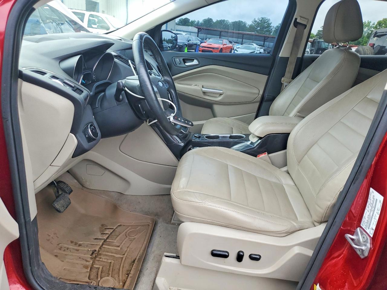 2014 Ford Escape Red vin: 1FMCU0JX3EUB69227