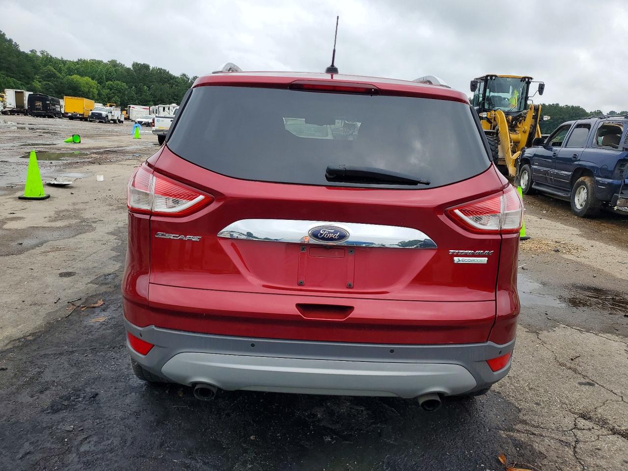 2014 Ford Escape Red vin: 1FMCU0JX3EUB69227