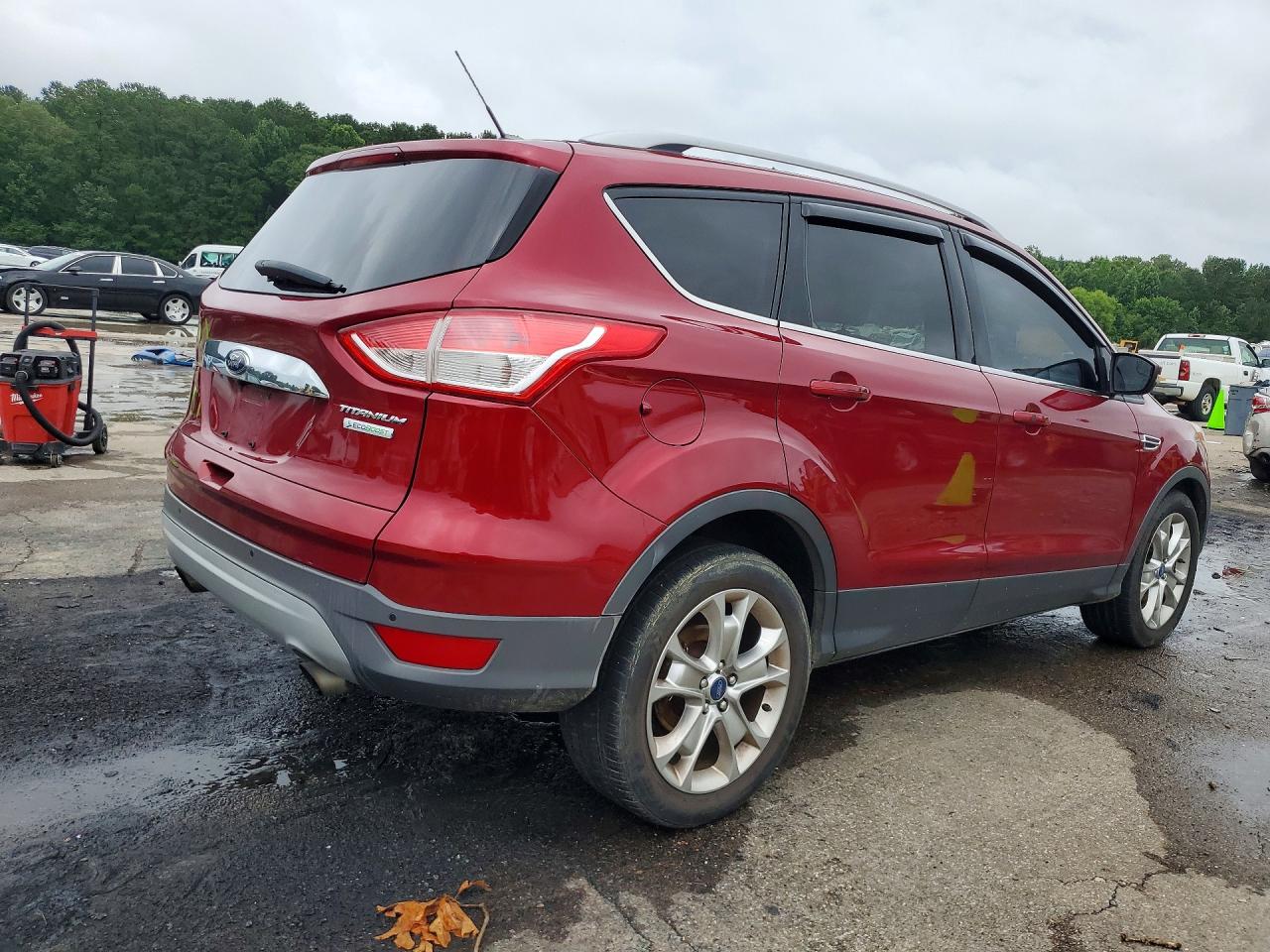 2014 Ford Escape Red vin: 1FMCU0JX3EUB69227