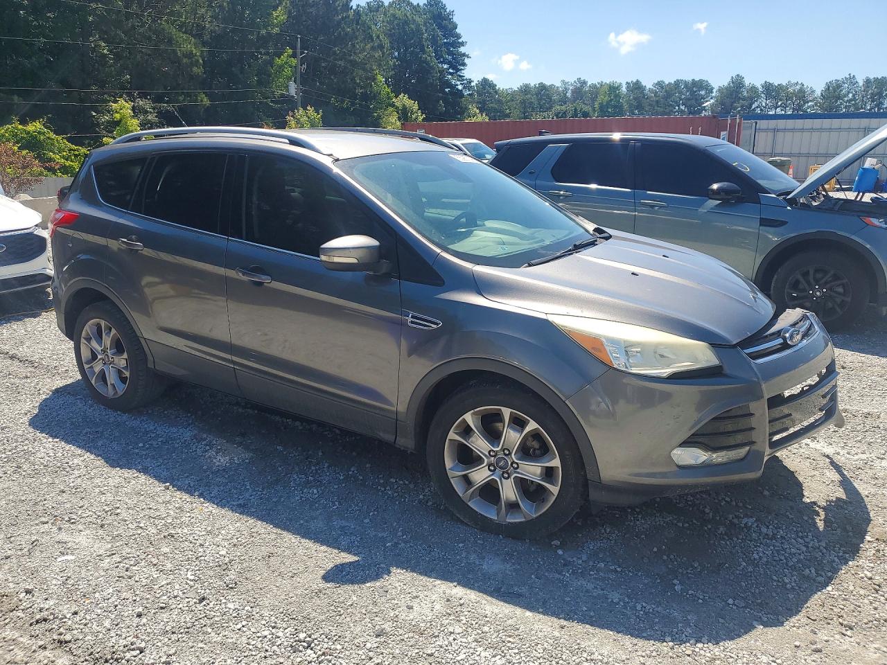 2014 Ford Escape Titanium Gray vin: 1FMCU0JX3EUC49191