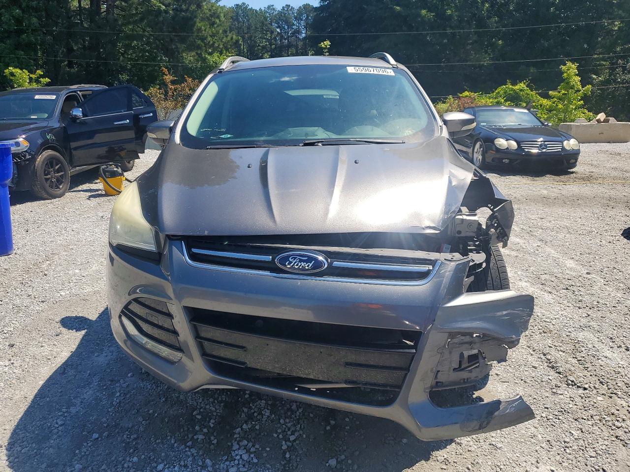 2014 Ford Escape Titanium Gray vin: 1FMCU0JX3EUC49191