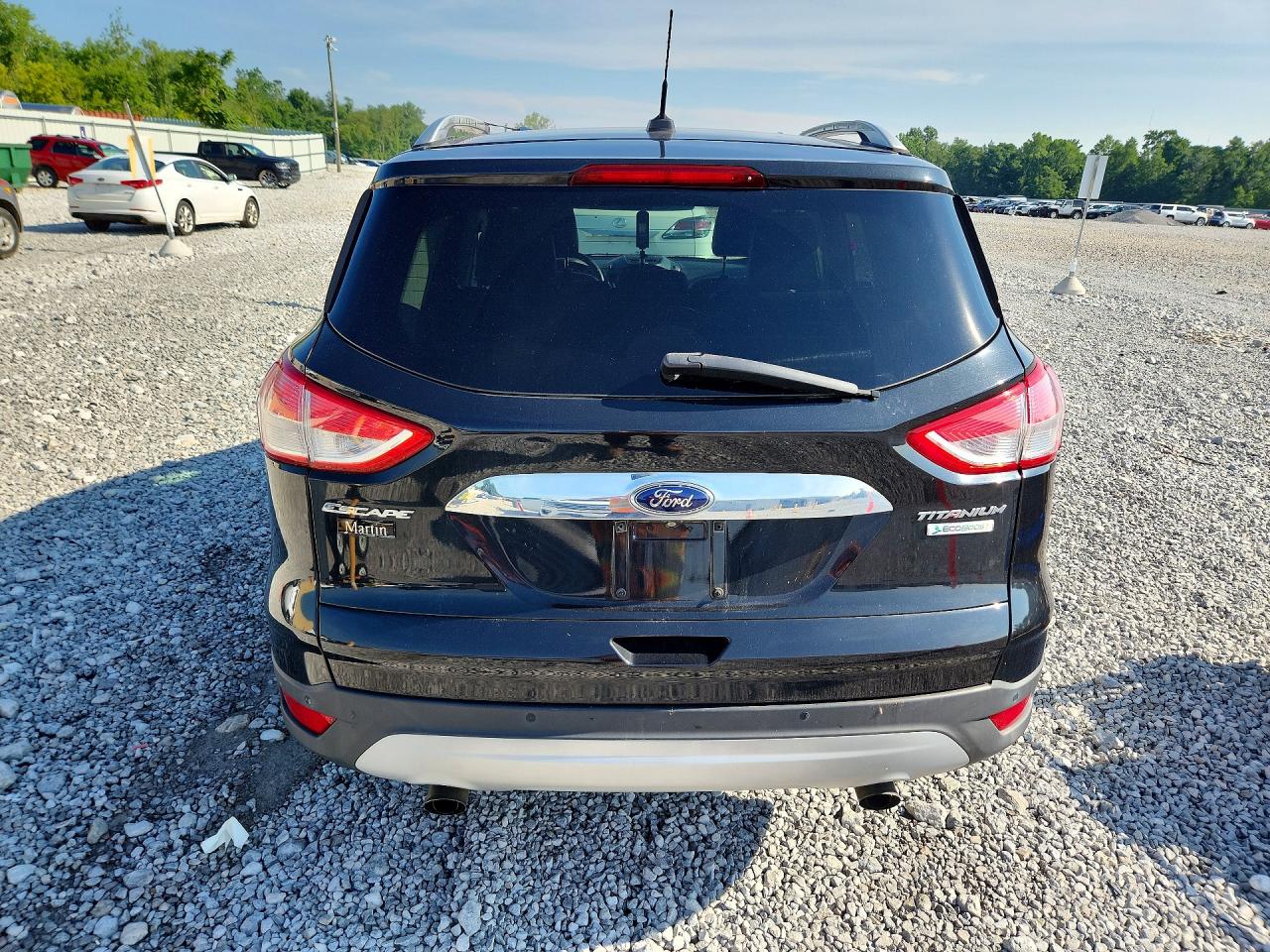 2015 Ford Escape Titanium Черный vin: 1FMCU0JX3FUA38882