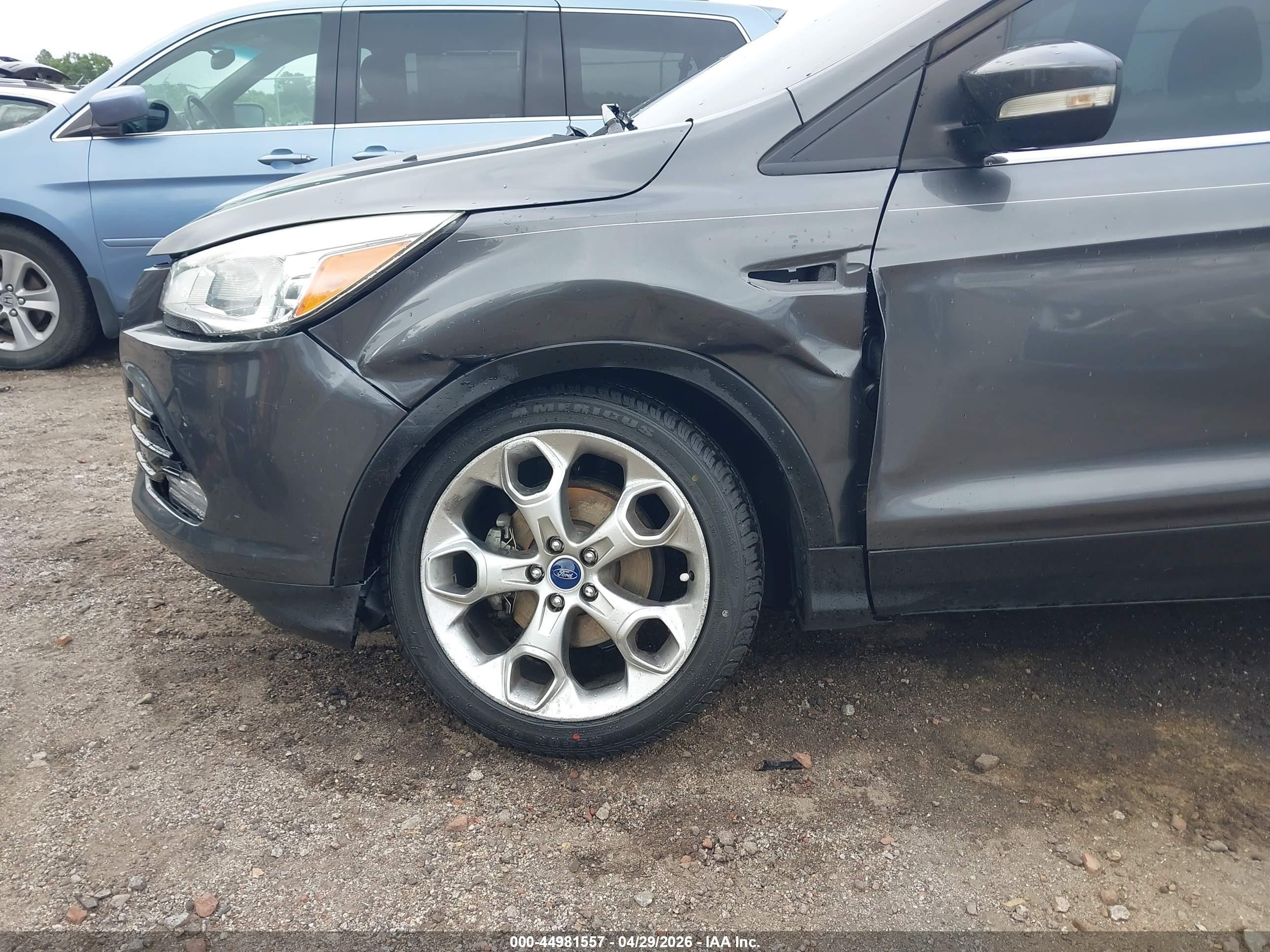 2015 Ford Escape Titanium Gray vin: 1FMCU0JX3FUB00443