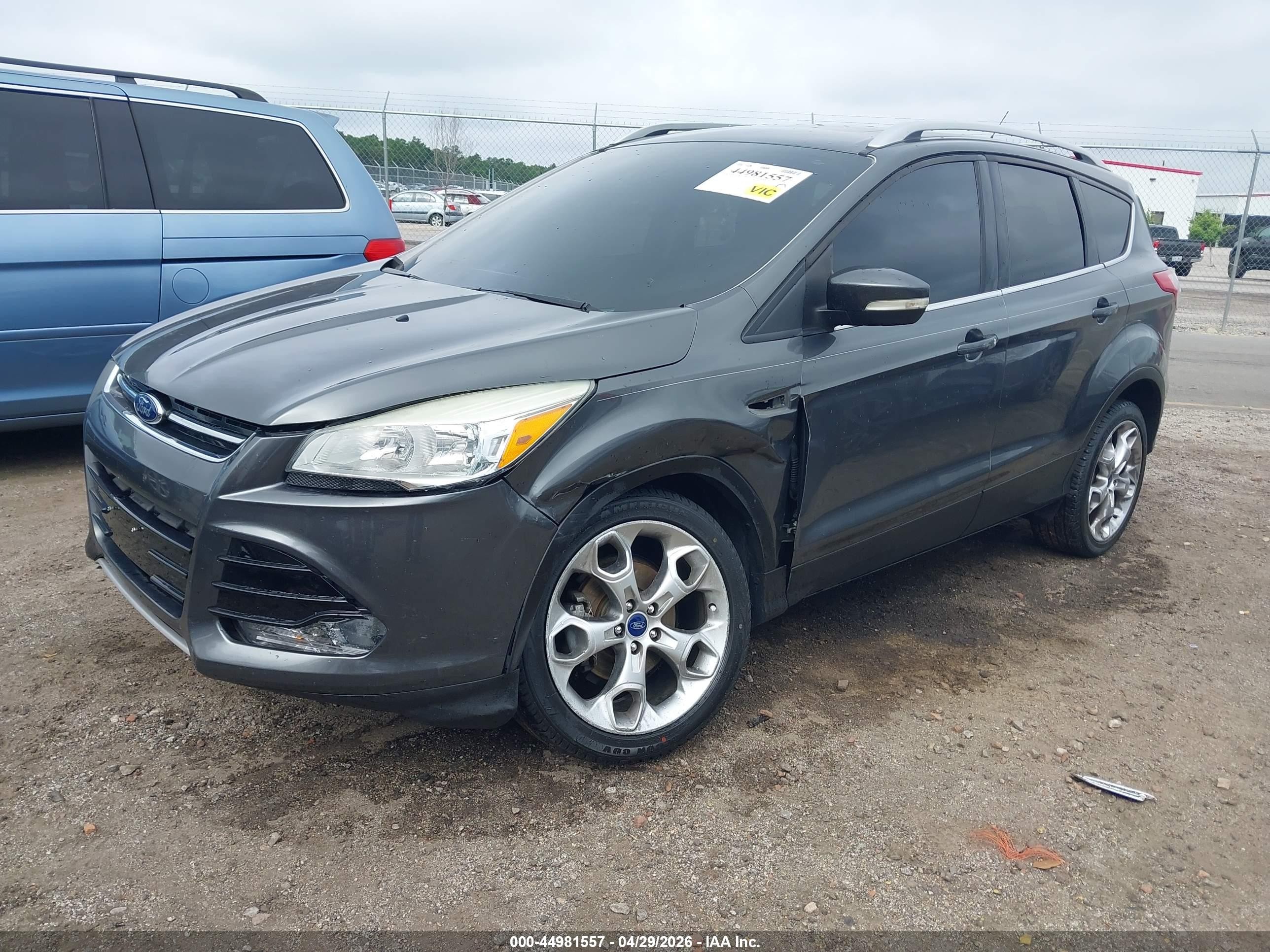 2015 Ford Escape Titanium Gray vin: 1FMCU0JX3FUB00443