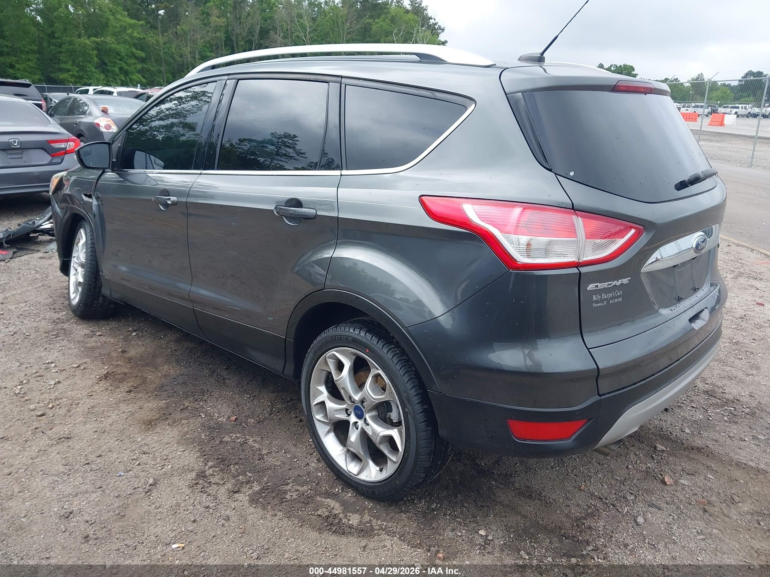 2015 Ford Escape Titanium Gray vin: 1FMCU0JX3FUB00443