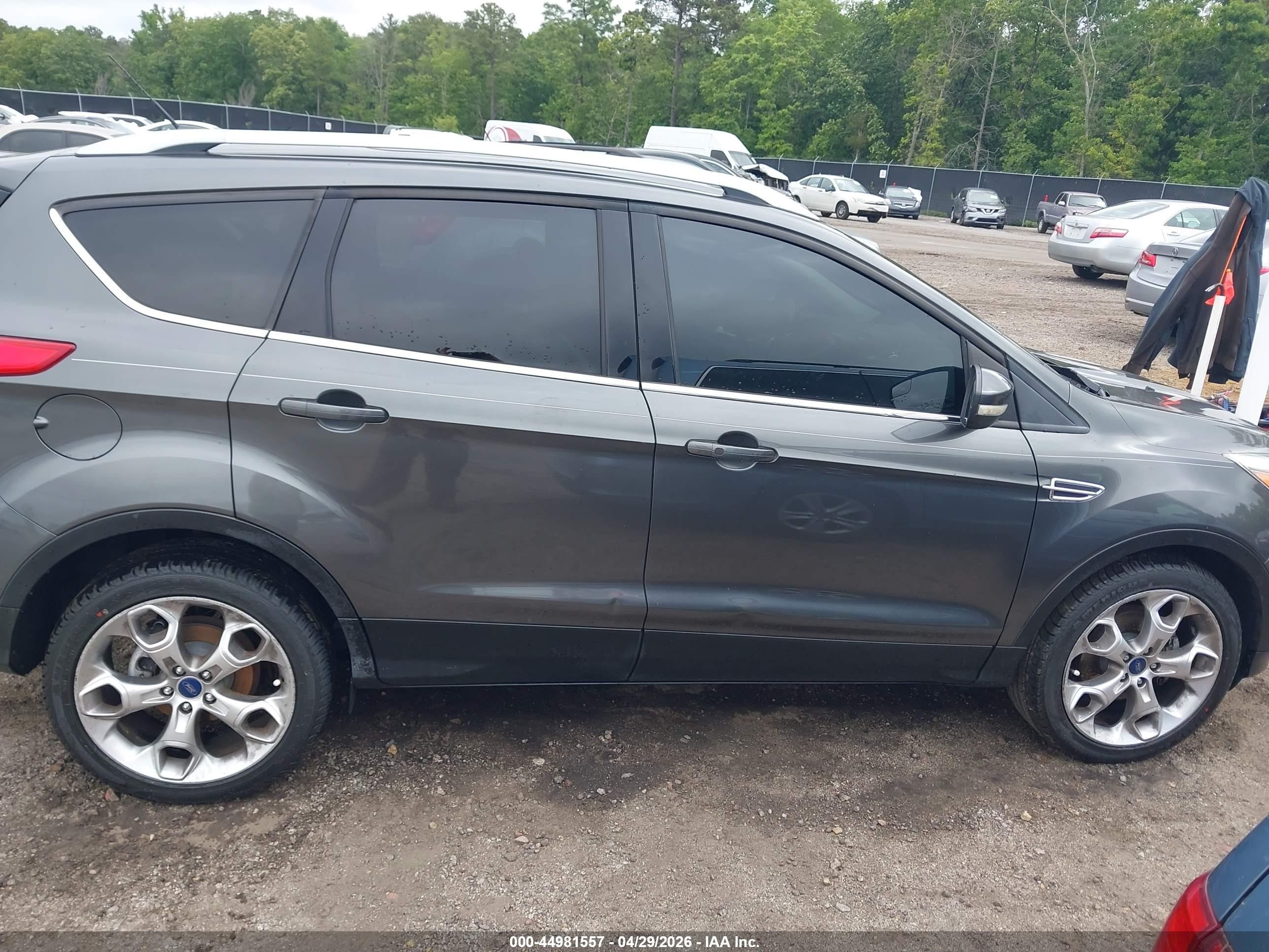 2015 Ford Escape Titanium Gray vin: 1FMCU0JX3FUB00443