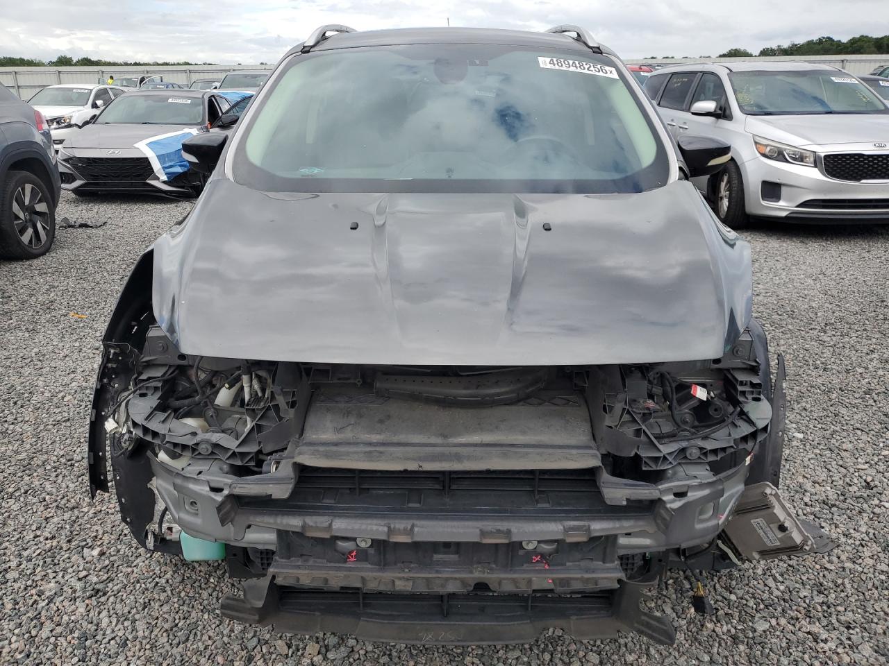 2015 Ford Escape Titanium Серый vin: 1FMCU0JX3FUB11264