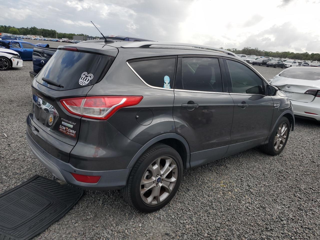 2015 Ford Escape Titanium Серый vin: 1FMCU0JX3FUB11264
