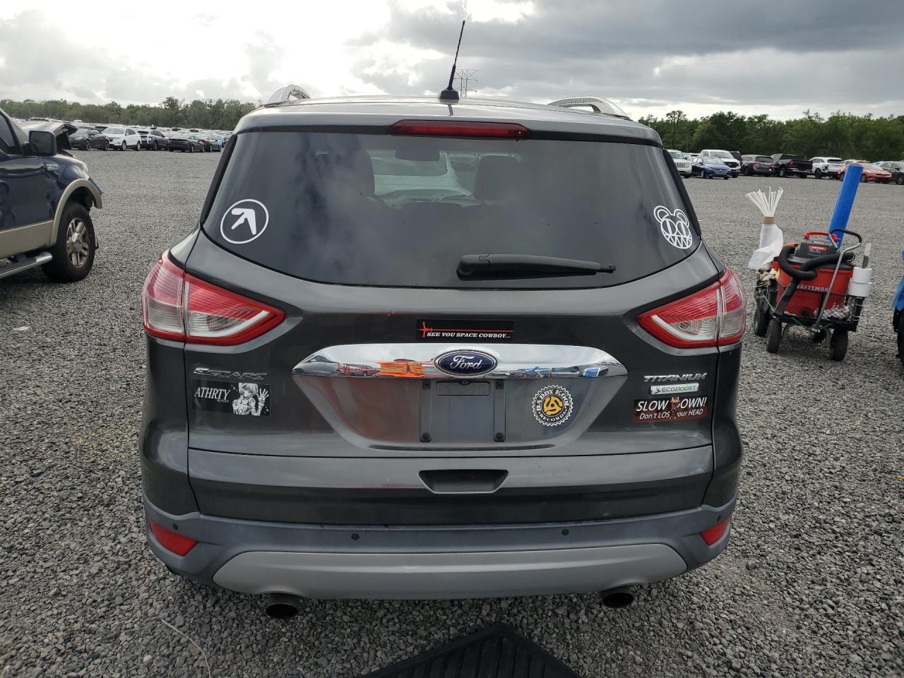 2015 Ford Escape Titanium Серый vin: 1FMCU0JX3FUB11264